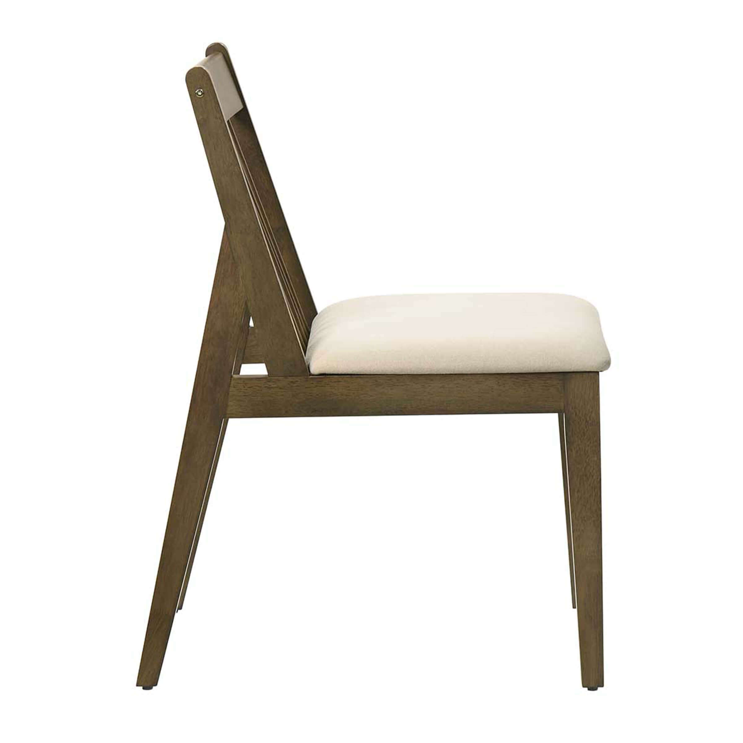 Janoray Farmhouse Chenille Upholstered Spindle Back Dining Chairs Set of 4 - 2346DC