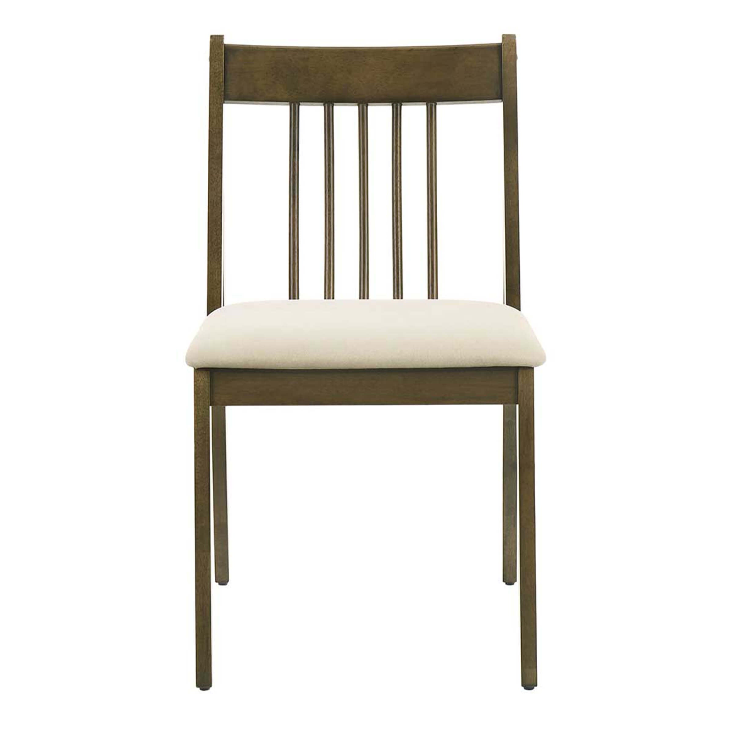 Janoray Farmhouse Chenille Upholstered Spindle Back Dining Chairs Set of 4 - 2346DC