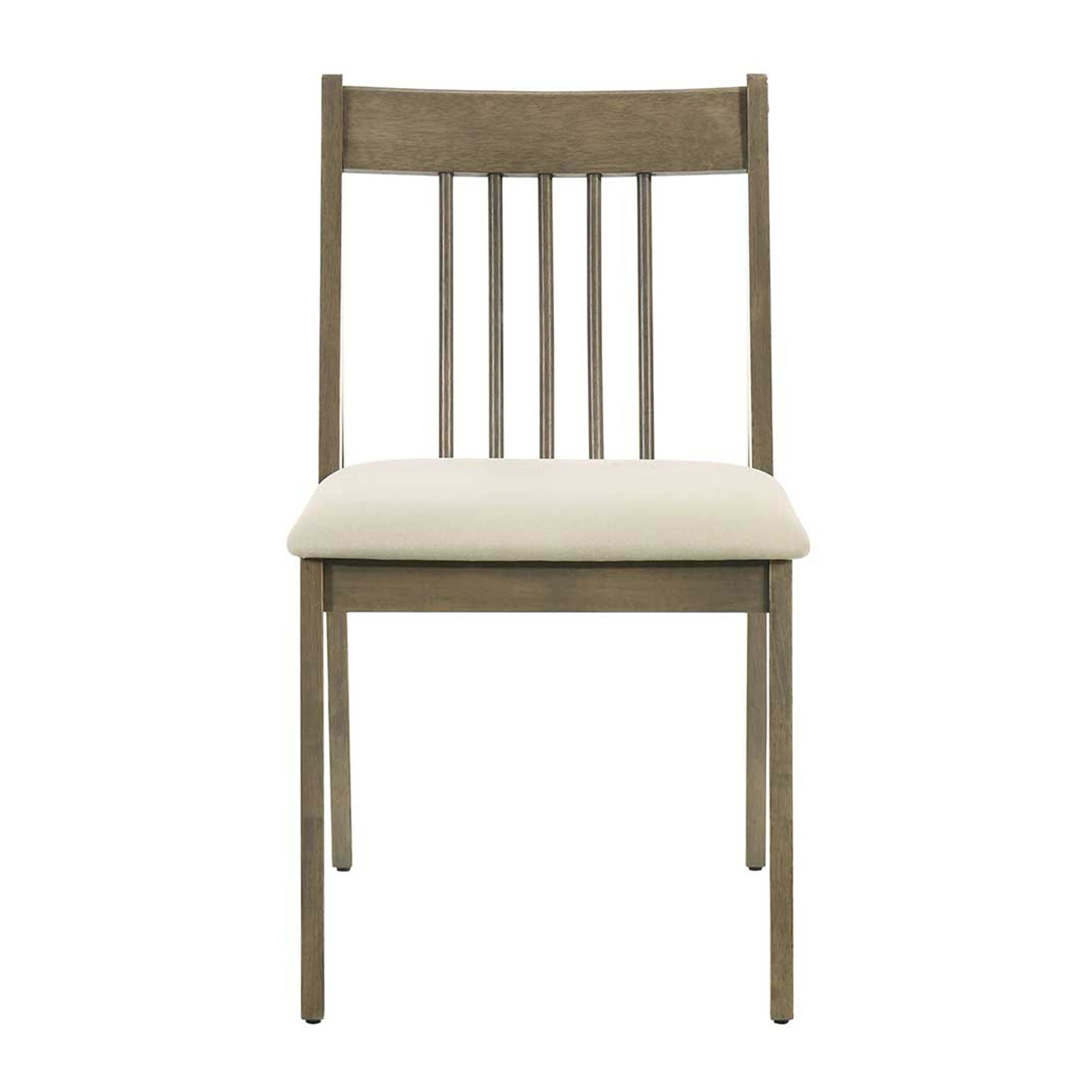 Janoray Farmhouse Chenille Upholstered Spindle Back Dining Chairs Set of 4 - 2346DC