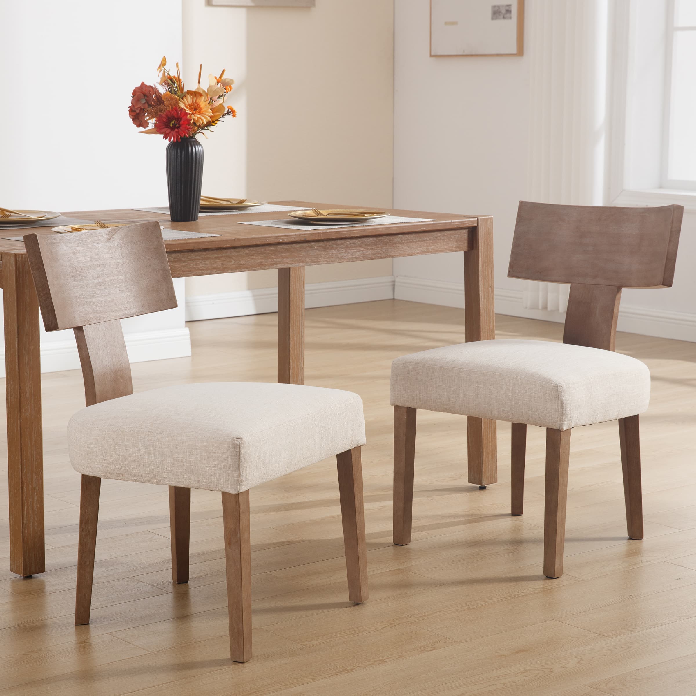 Janoray Farmhouse Dining Chairs Set of 2 - 10034DC