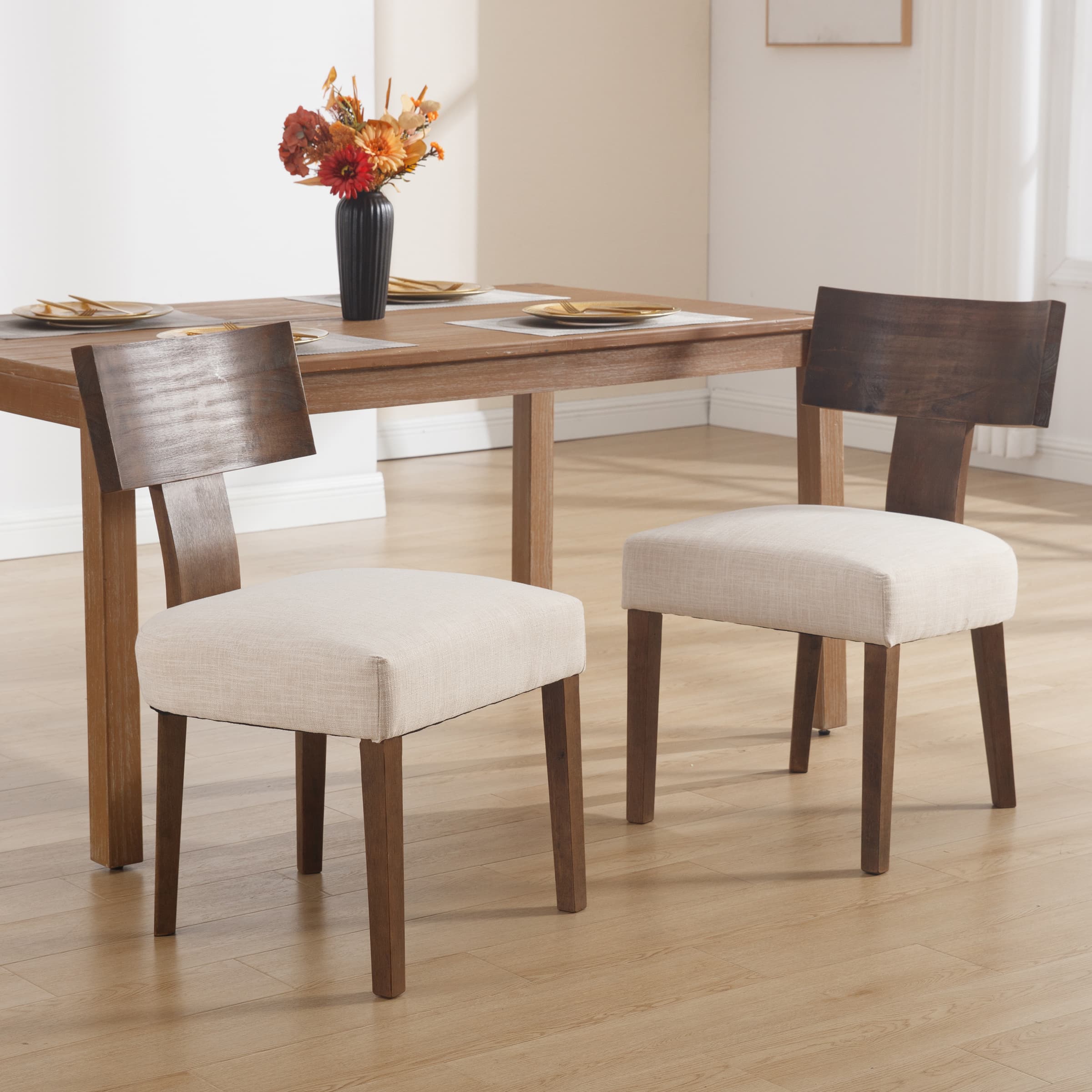 Janoray Farmhouse Dining Chairs Set of 2 - 10034DC