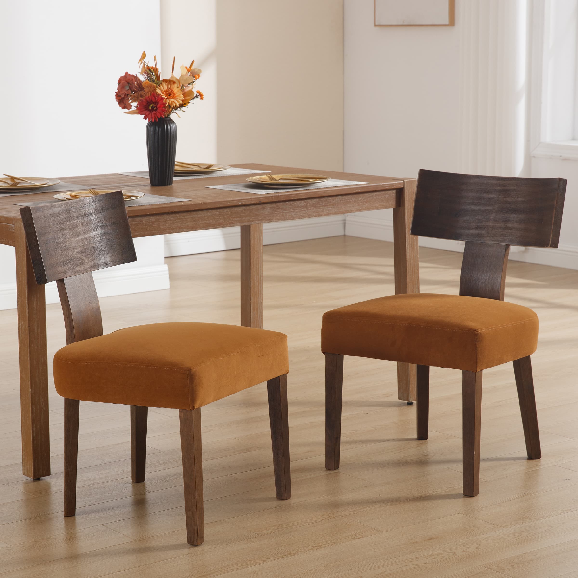 Janoray Farmhouse Dining Chairs Set of 2 - 10034DC