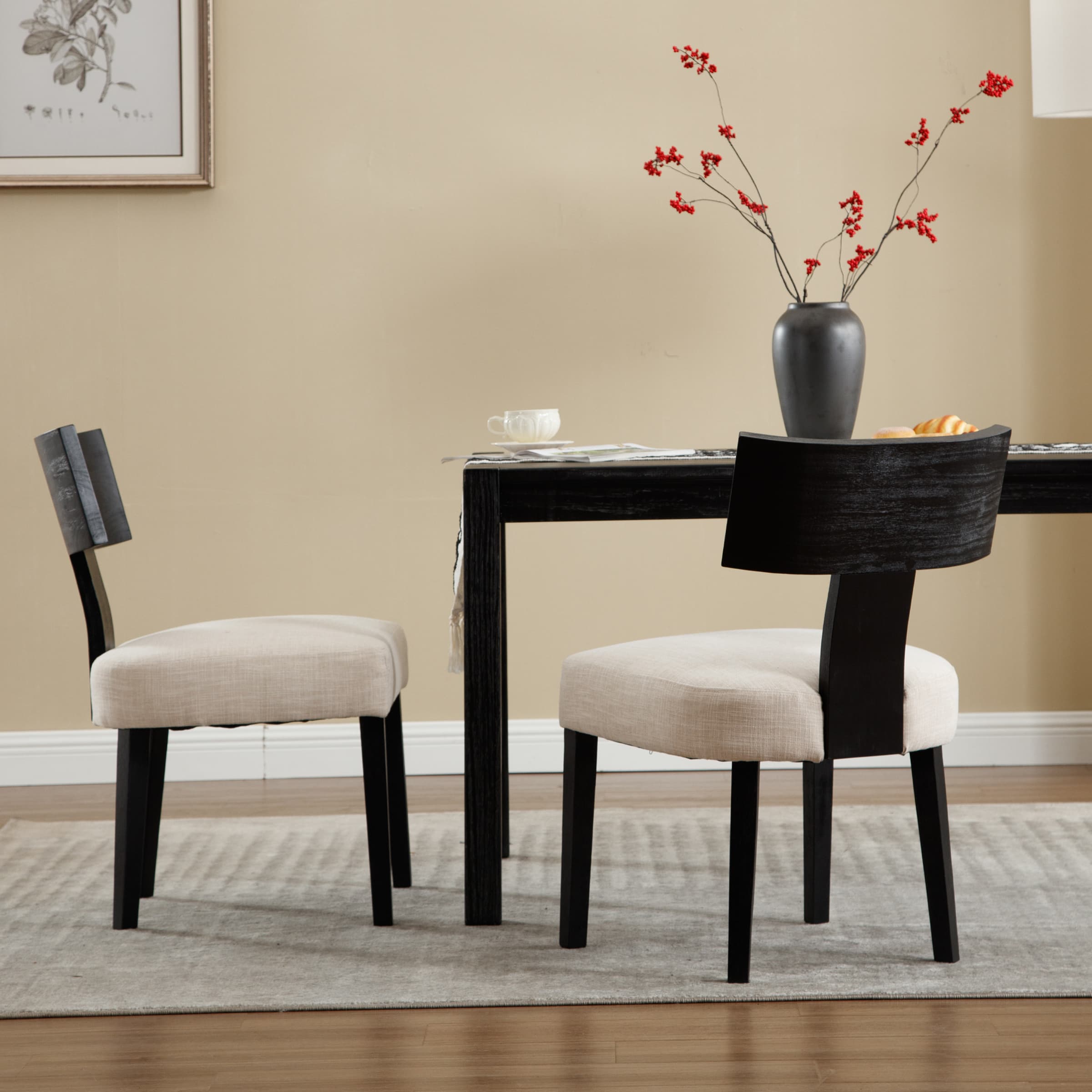 Janoray Farmhouse Dining Chairs Set of 2 - 10034DC