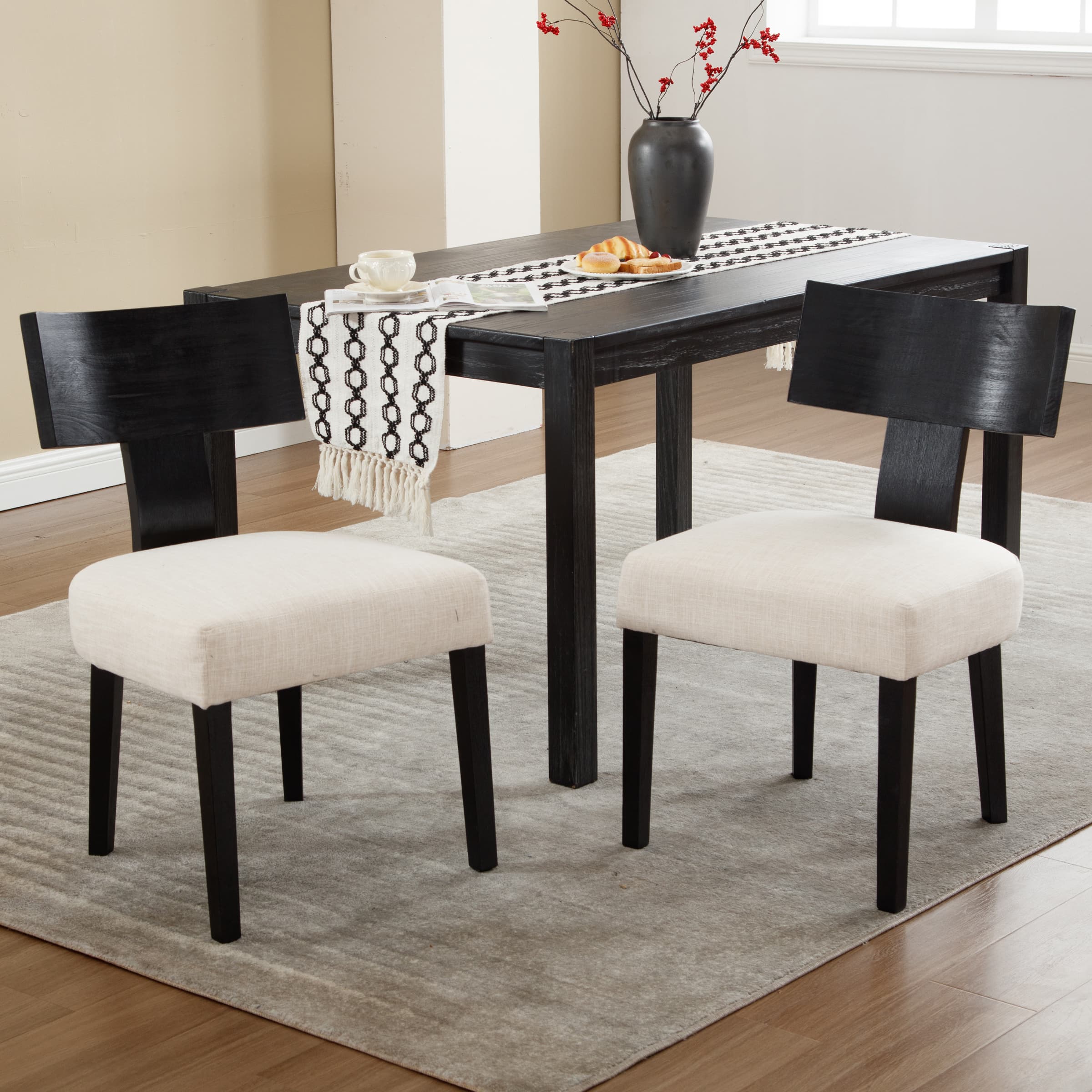 Janoray Farmhouse Dining Chairs Set of 2 - 10034DC