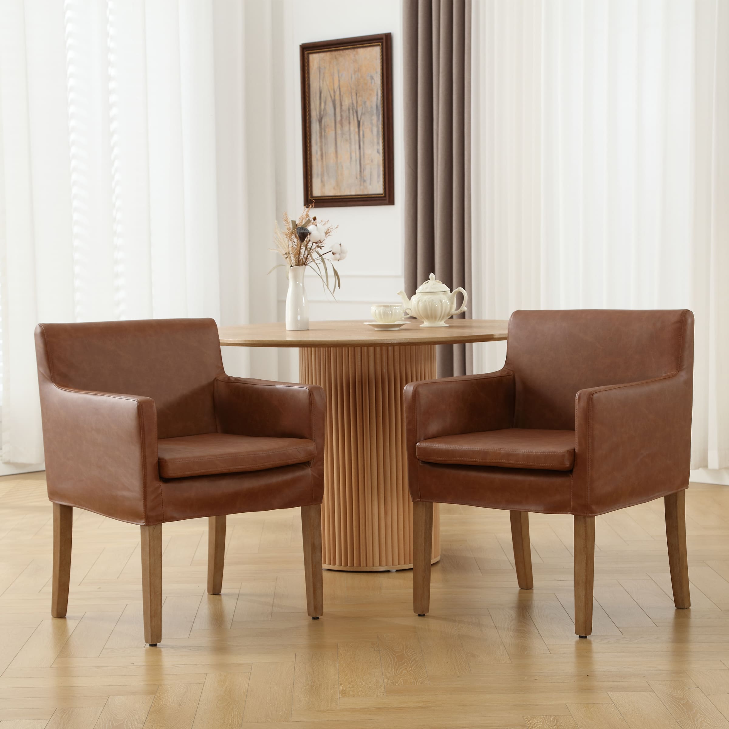 Janoray Farmhouse Dining Chairs Set of 2 - 10056DC