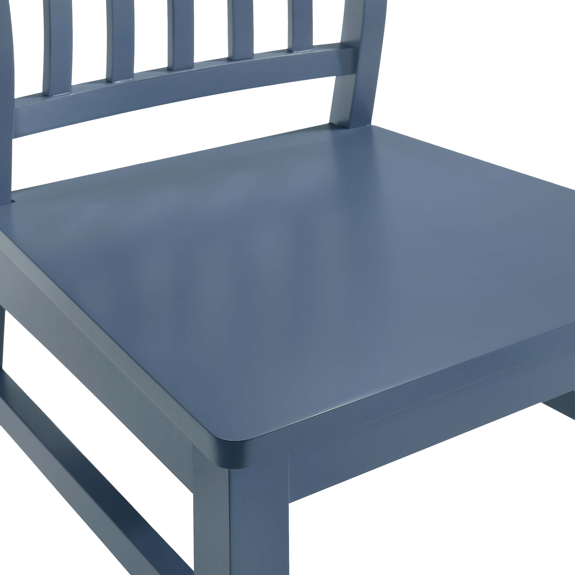 Janoray Farmhouse High Spindle Back Armless Dining Chairs Set of 4 - 0005DC