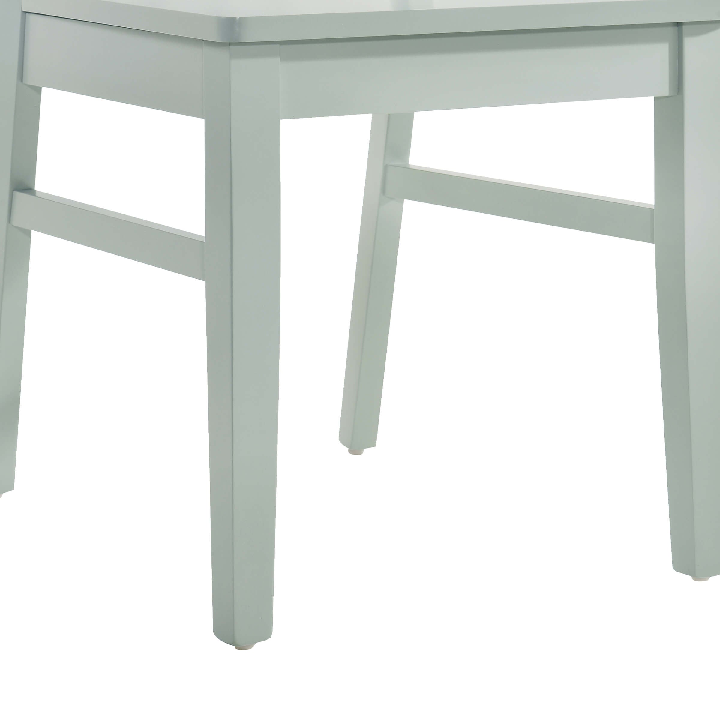 Janoray Farmhouse High Spindle Back Armless Dining Chairs Set of 4 - 0005DC