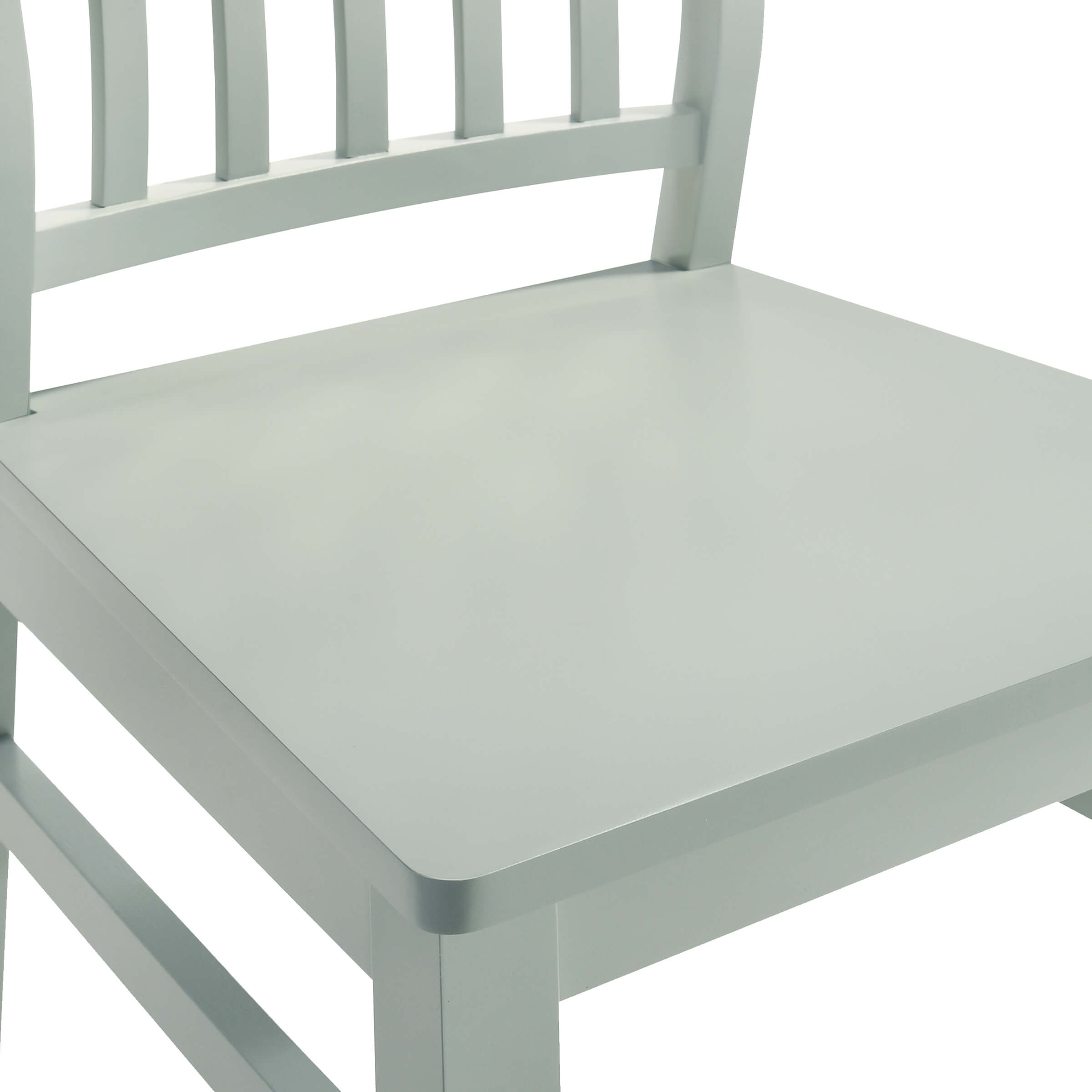 Janoray Farmhouse High Spindle Back Armless Dining Chairs Set of 4 - 0005DC