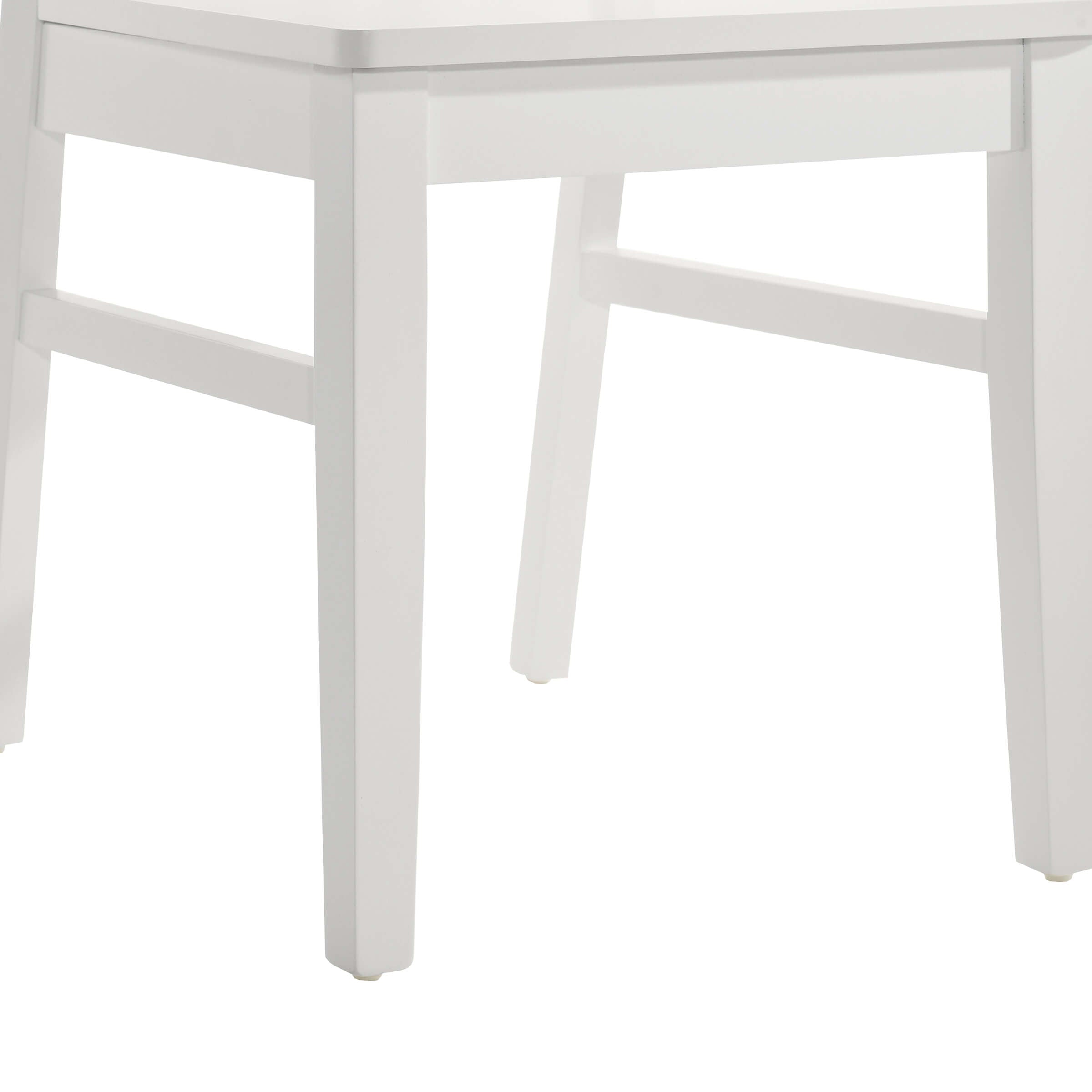 Janoray Farmhouse High Spindle Back Armless Dining Chairs Set of 4 - 0005DC