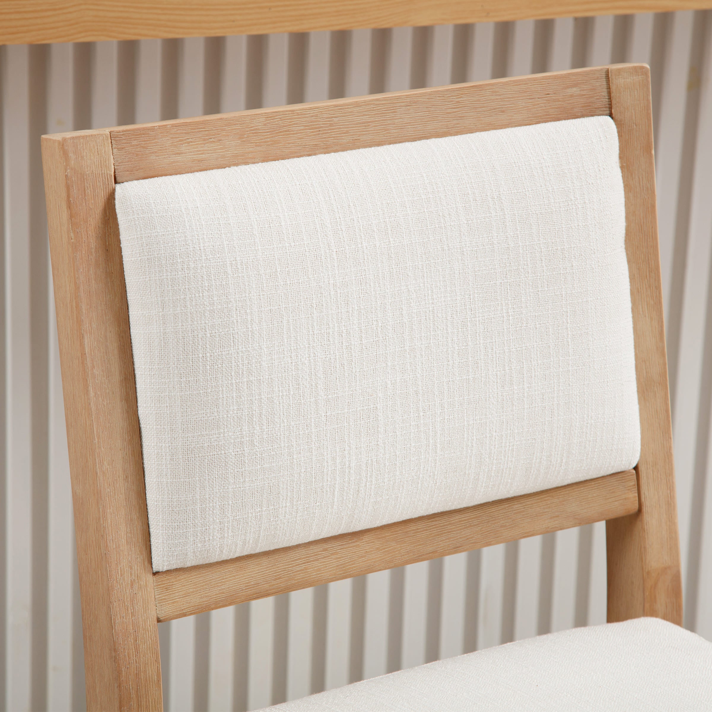 Janoray Farmhouse Upholstered Counter Stools Set of 2 - 57472CS