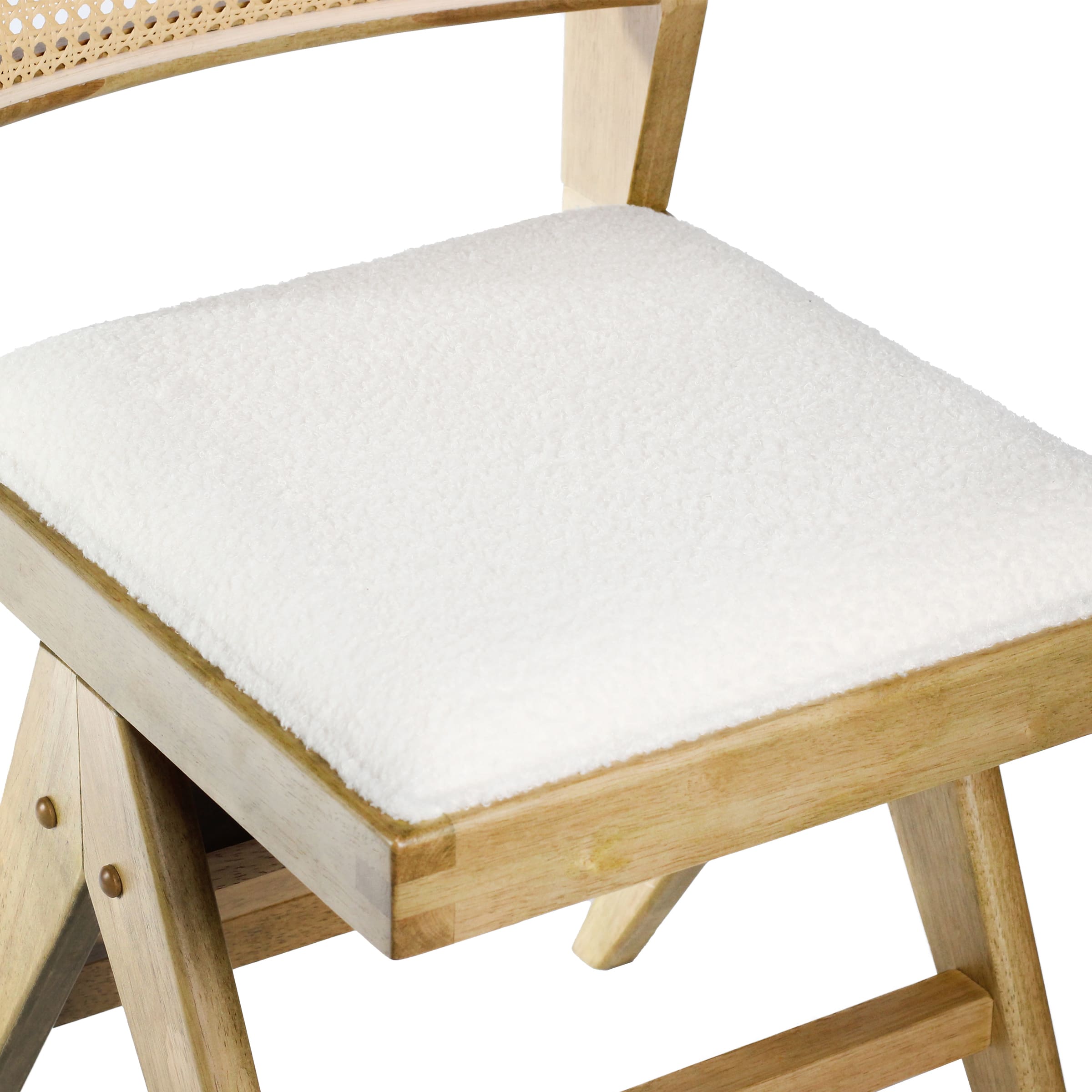 Janoray Farmhouse Wood Dining Chairs Set of 2 - 00009DC