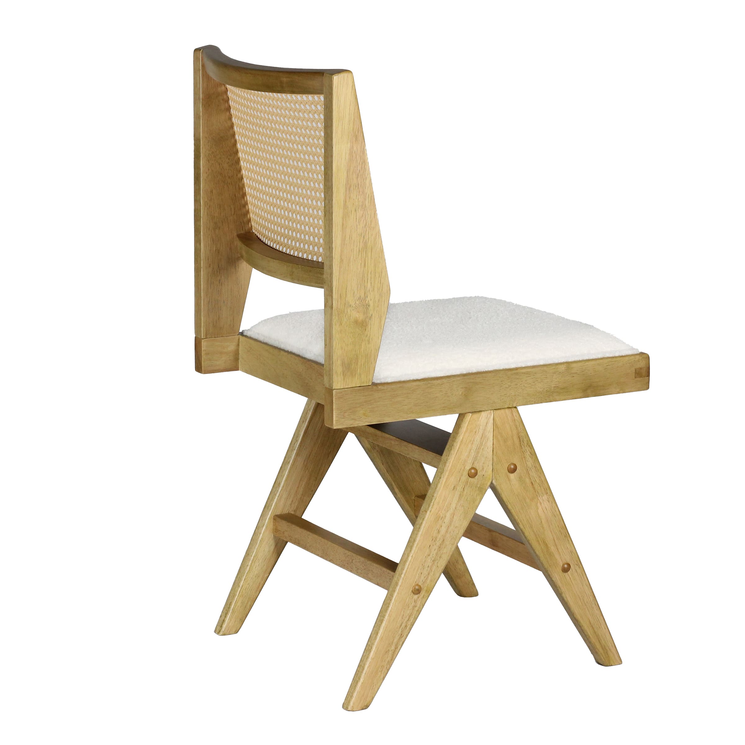 Janoray Farmhouse Wood Dining Chairs Set of 2 - 00009DC