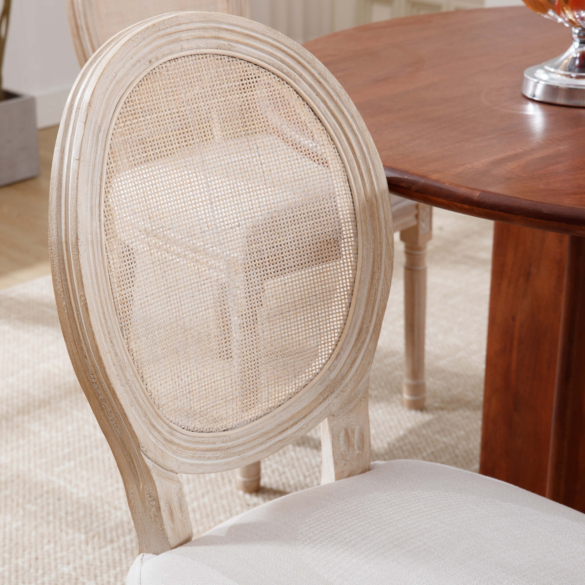 Janoray Classic French Dining Chairs Set of 2-7105DC