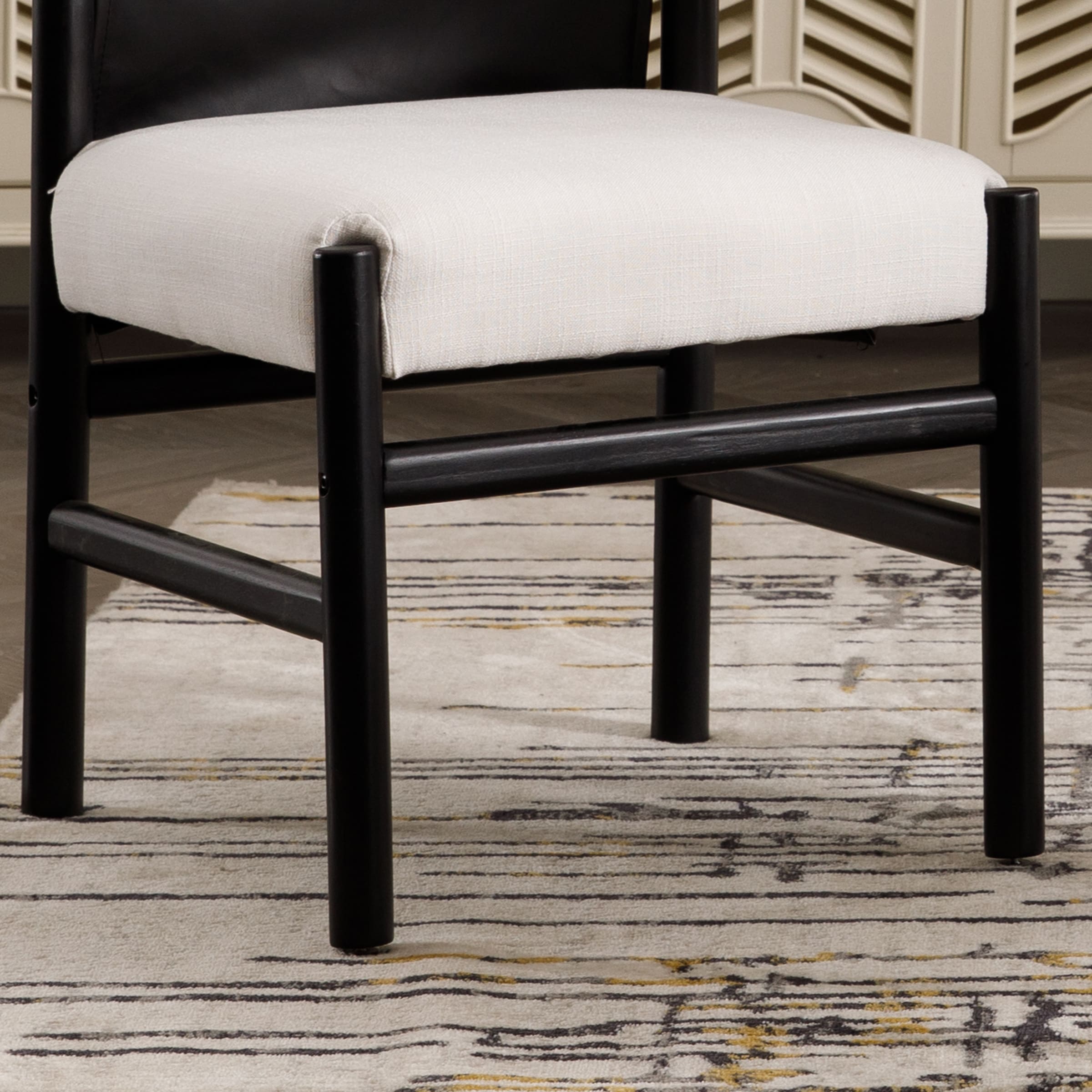 EALSON Mid-Century Armless Dining Chairs Set of 2 - 10040DC