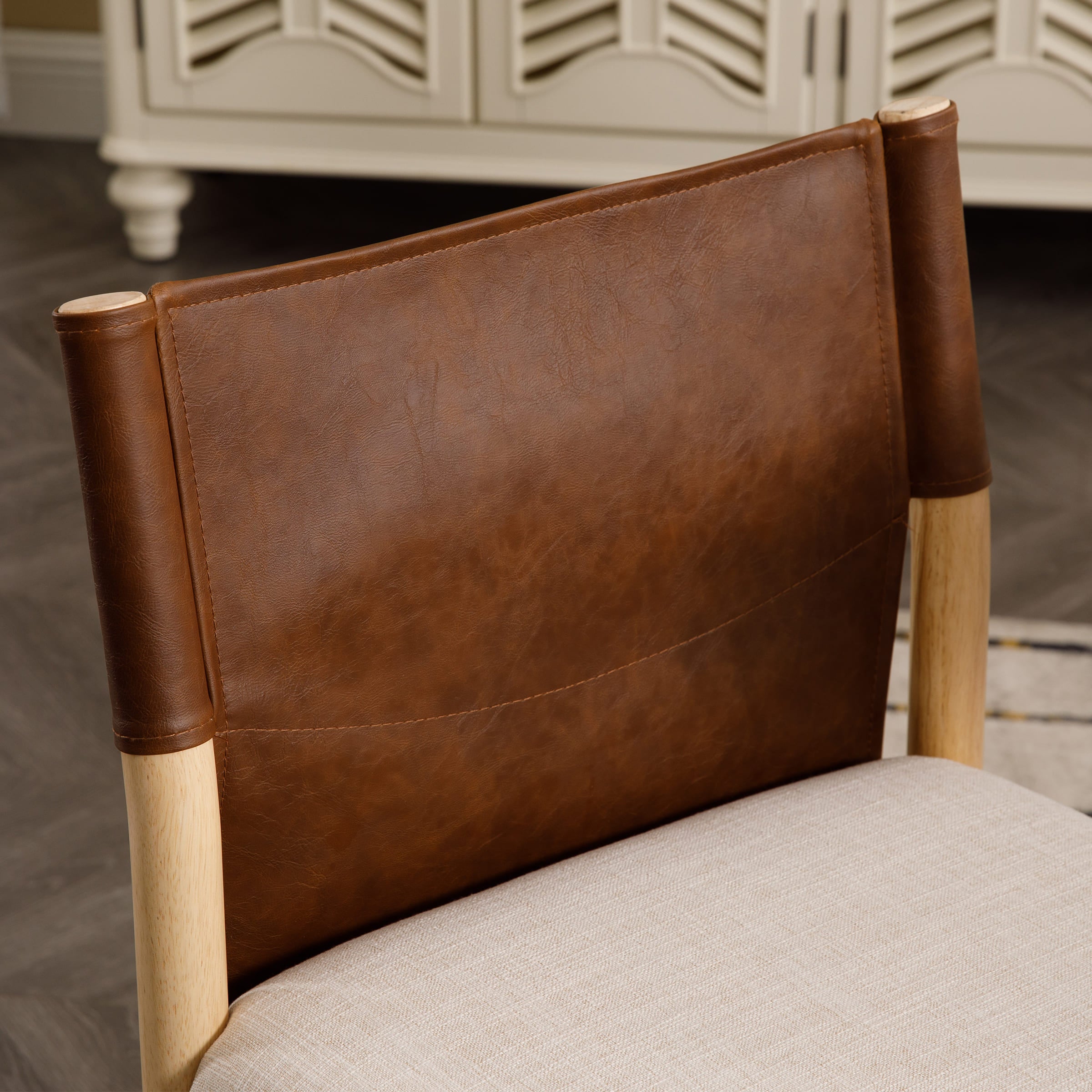 EALSON Mid-Century Armless Dining Chairs Set of 2 - 10040DC