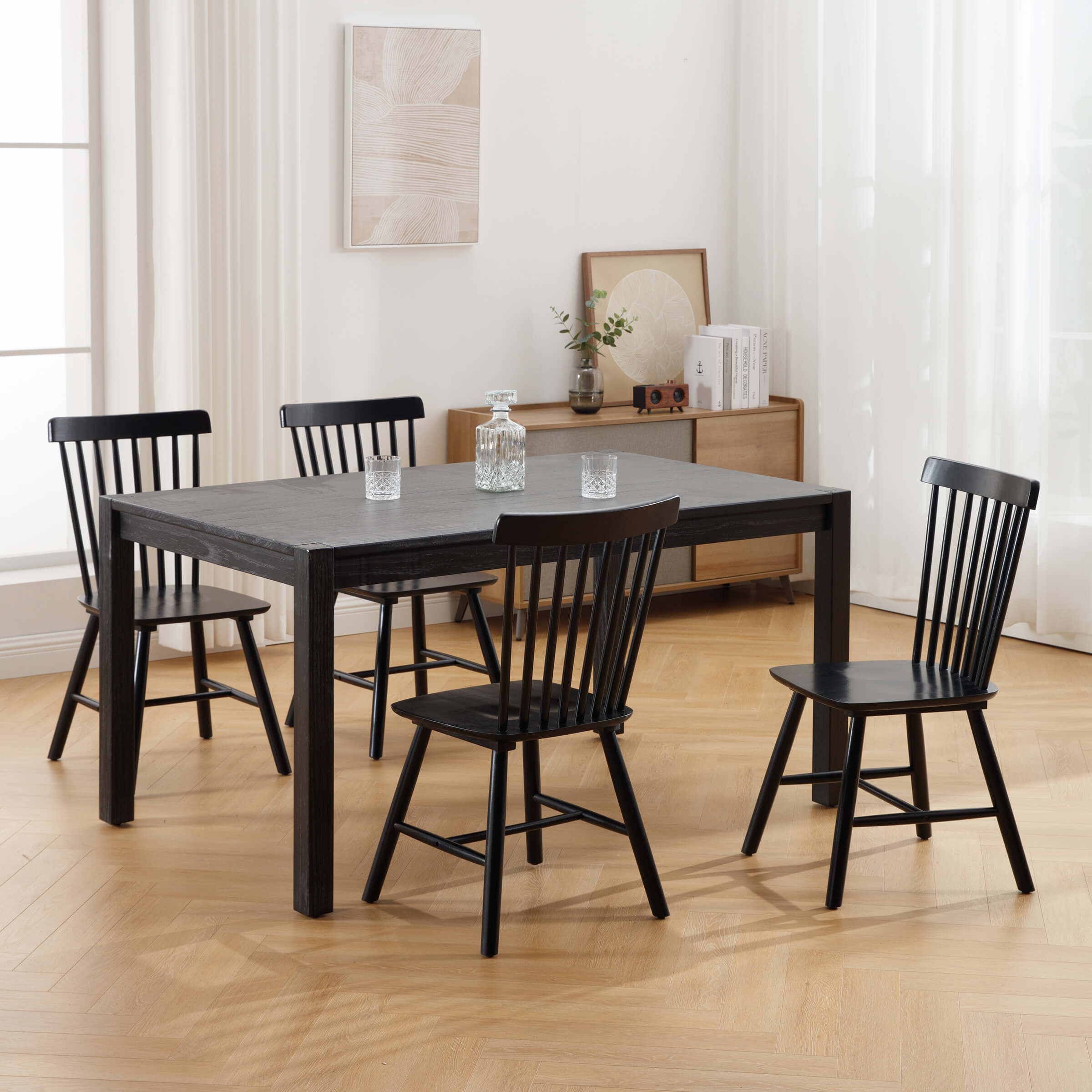 Janoray Wooden Windsor Dining Chairs - DC03DC