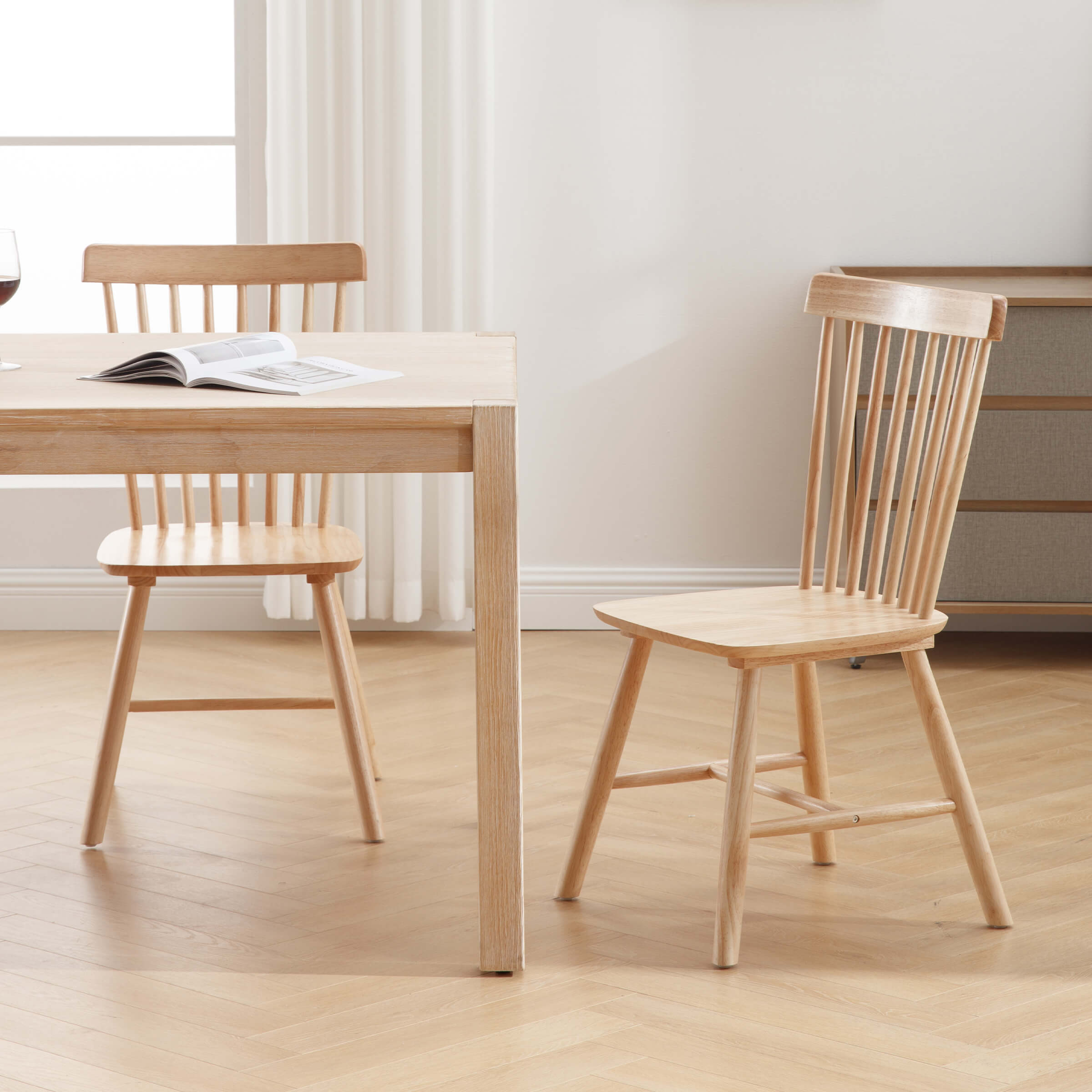 Janoray Wooden Windsor Dining Chairs - DC03DC