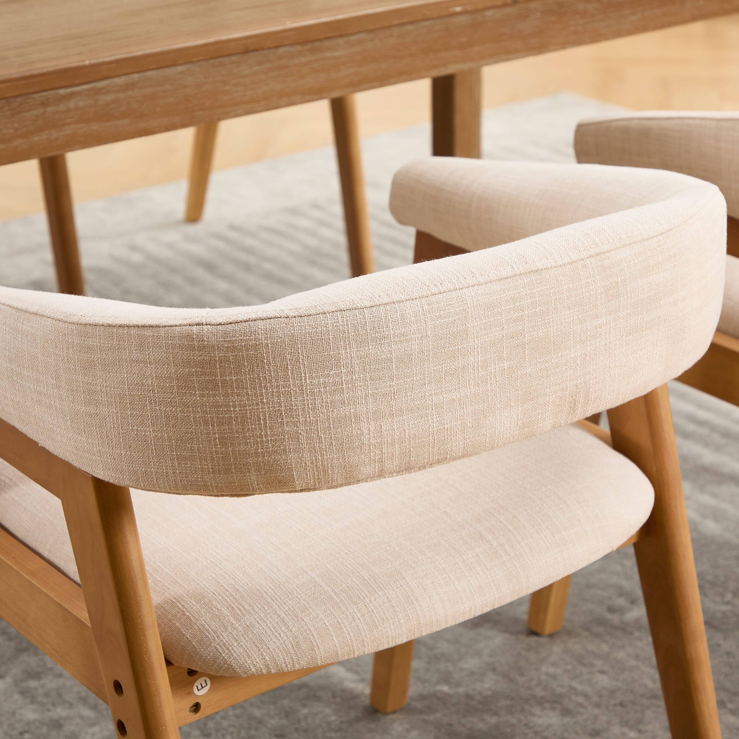 Janoray Open Back Barrel Dining Chairs Set of 2 - 2230DC