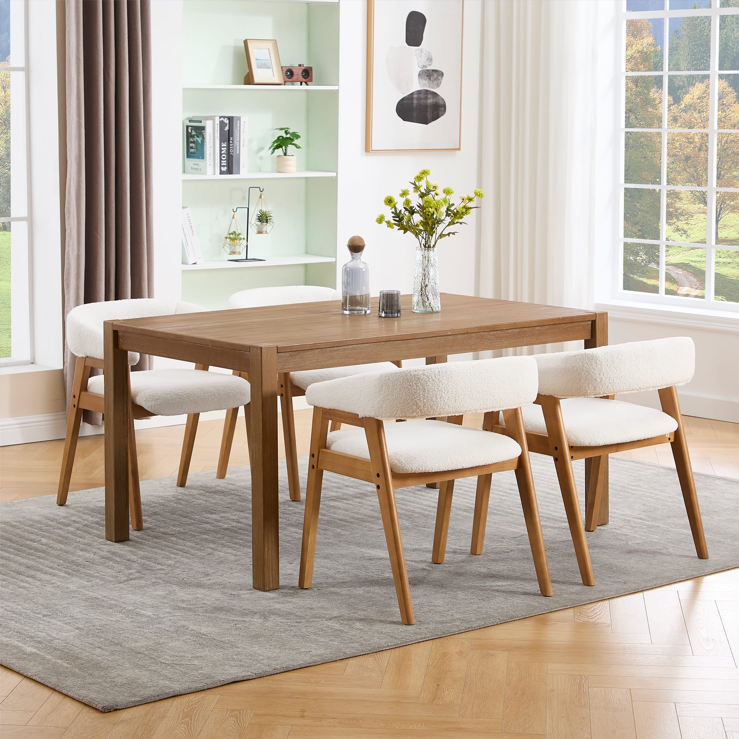 Janoray Open Back Barrel Dining Chairs Set of 2 - 2230DC