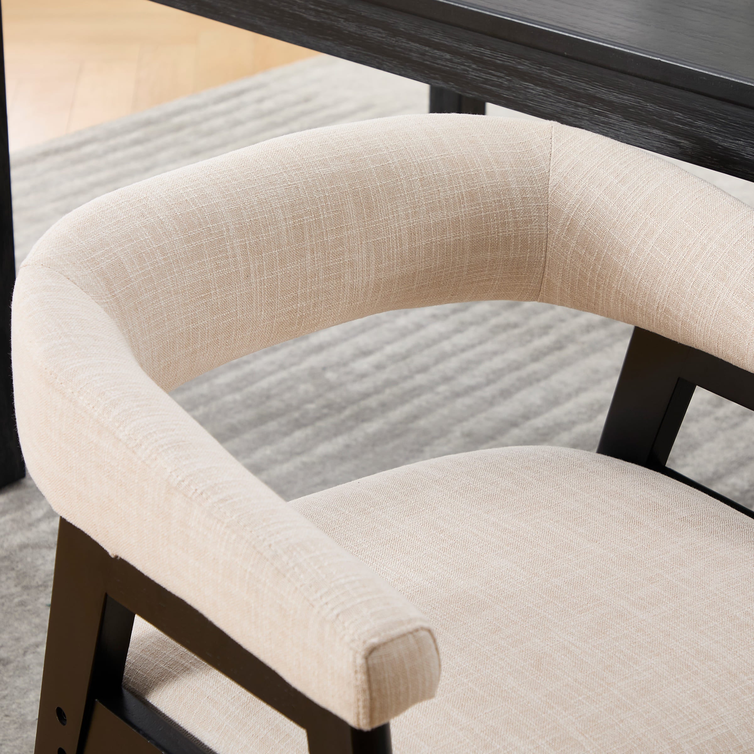 Janoray Open Back Barrel Dining Chairs Set of 2 - 2230DC