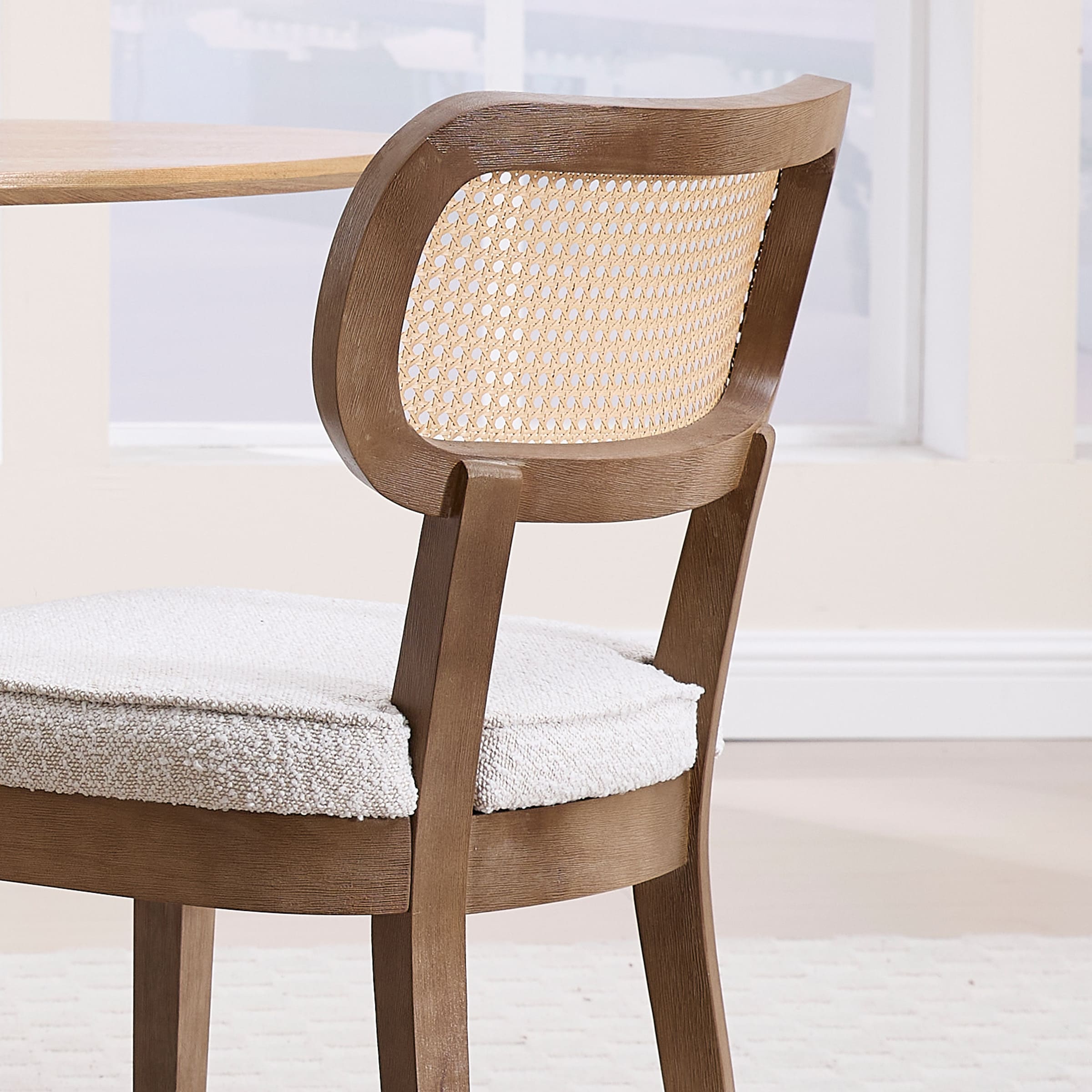 Janoray Rattan Cane Back Dining Chairs Set of 2 - 10084DC