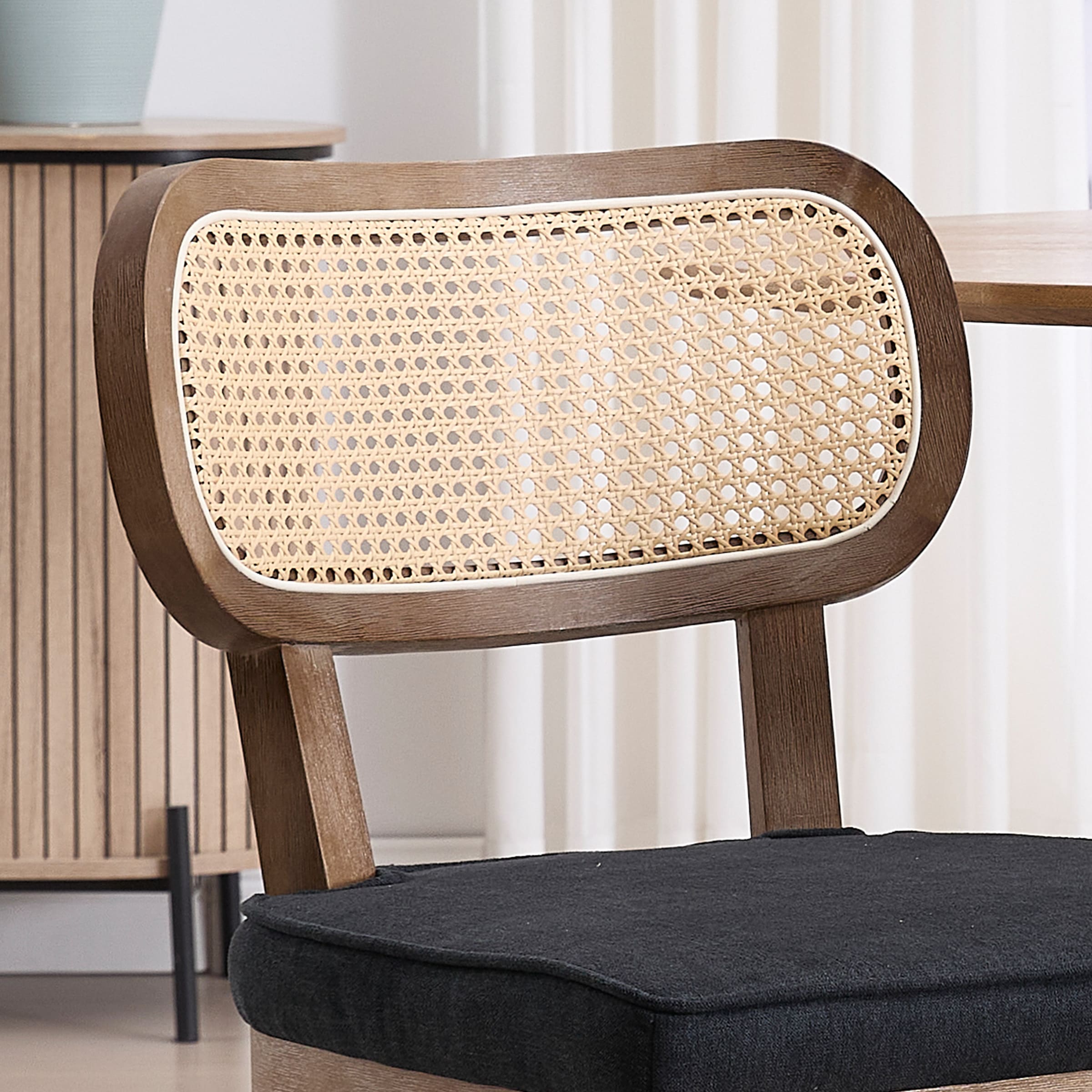 Janoray Rattan Cane Back Dining Chairs Set of 2 - 10084DC