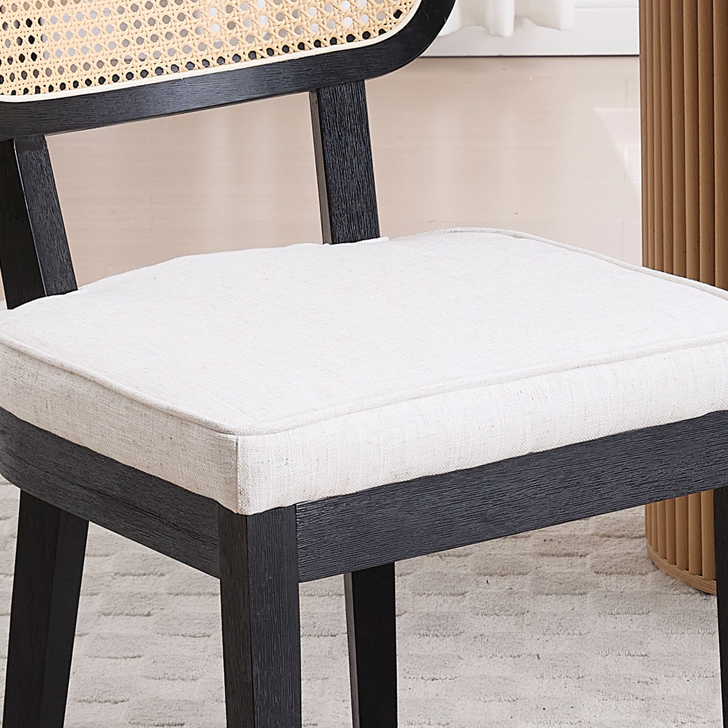 Janoray Rattan Cane Back Dining Chairs Set of 2 - 10084DC