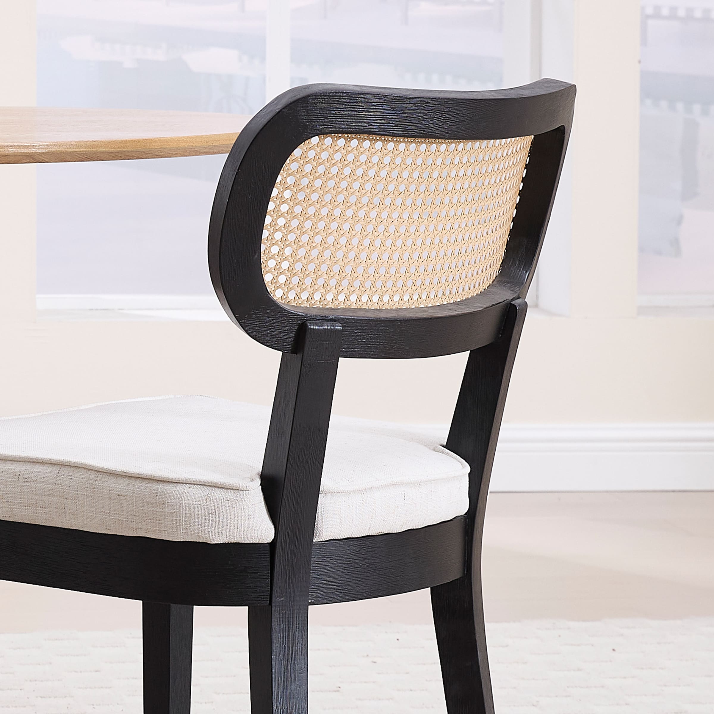 Janoray Rattan Cane Back Dining Chairs Set of 2 - 10084DC