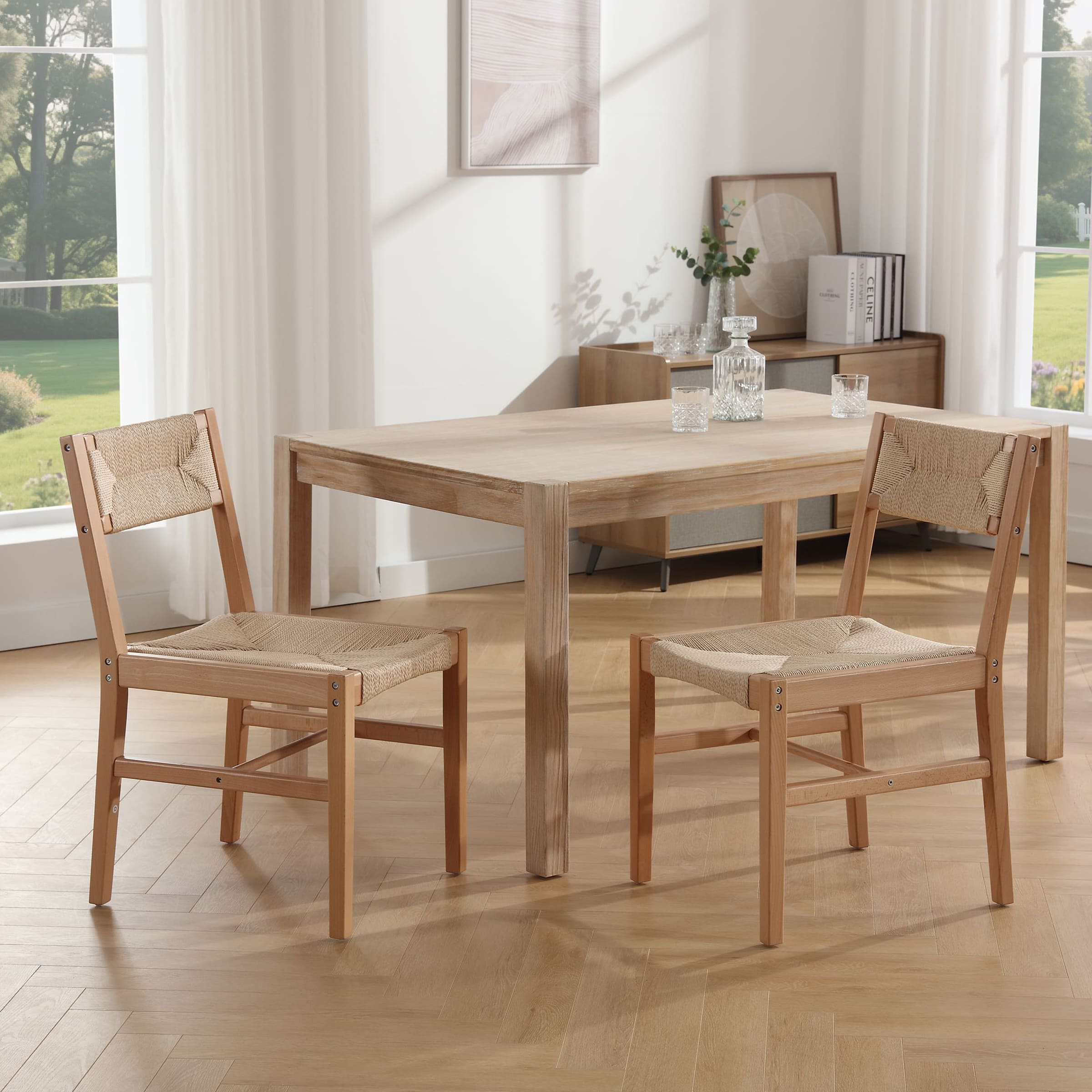 Janoray Rattan Dining Chair Set of 2 - 2226DC