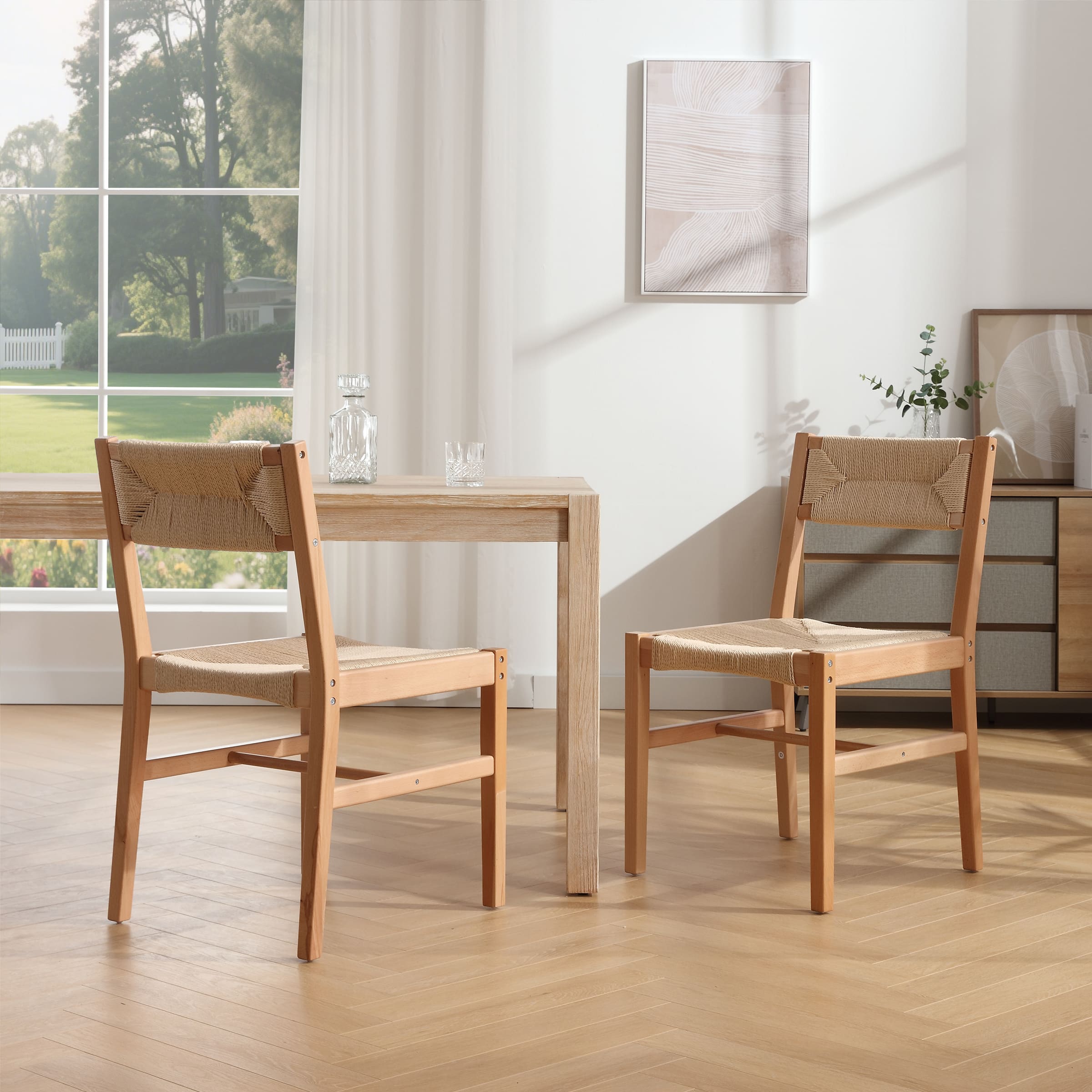 Janoray Rattan Dining Chair Set of 2 - 2226DC