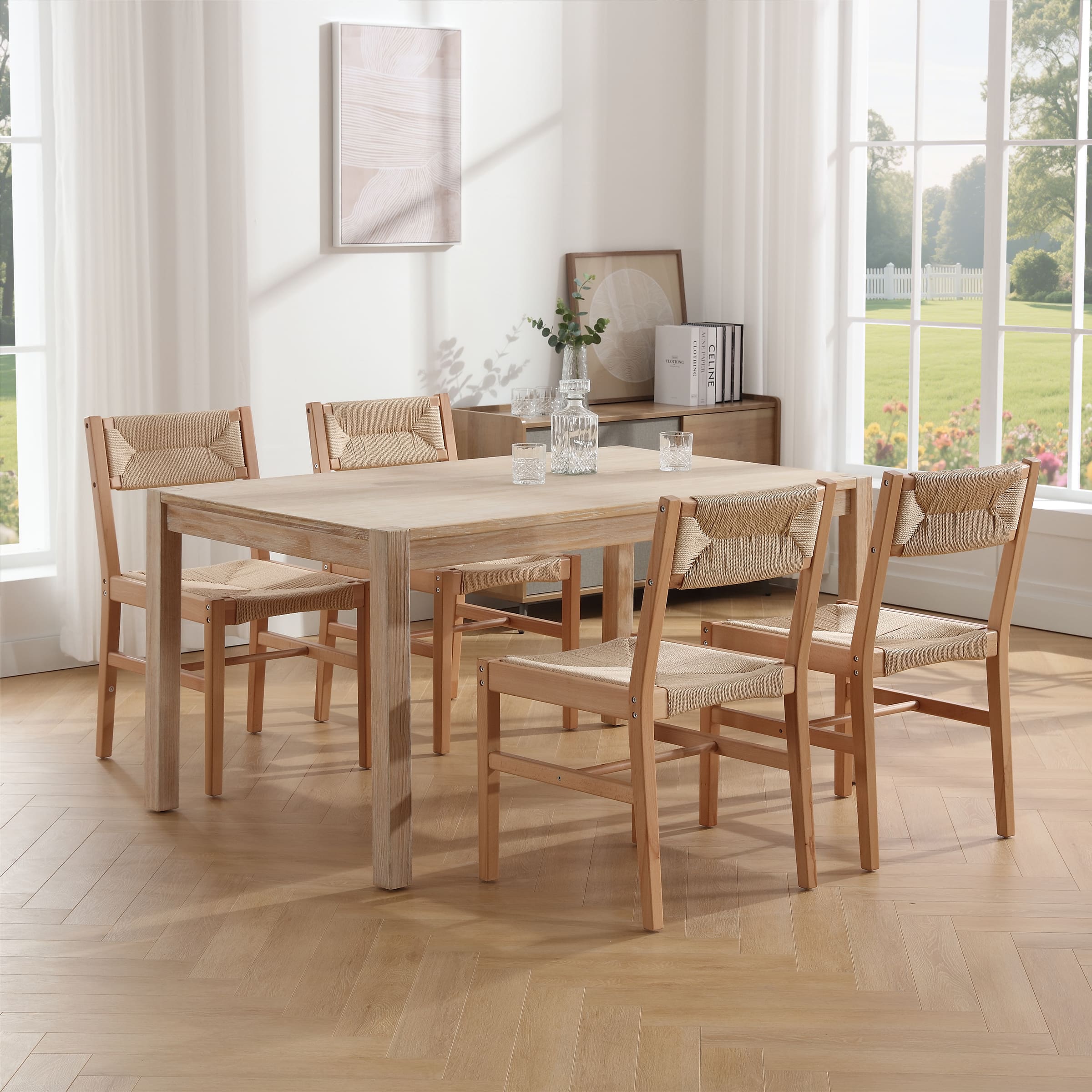 Janoray Rattan Dining Chair Set of 2 - 2226DC