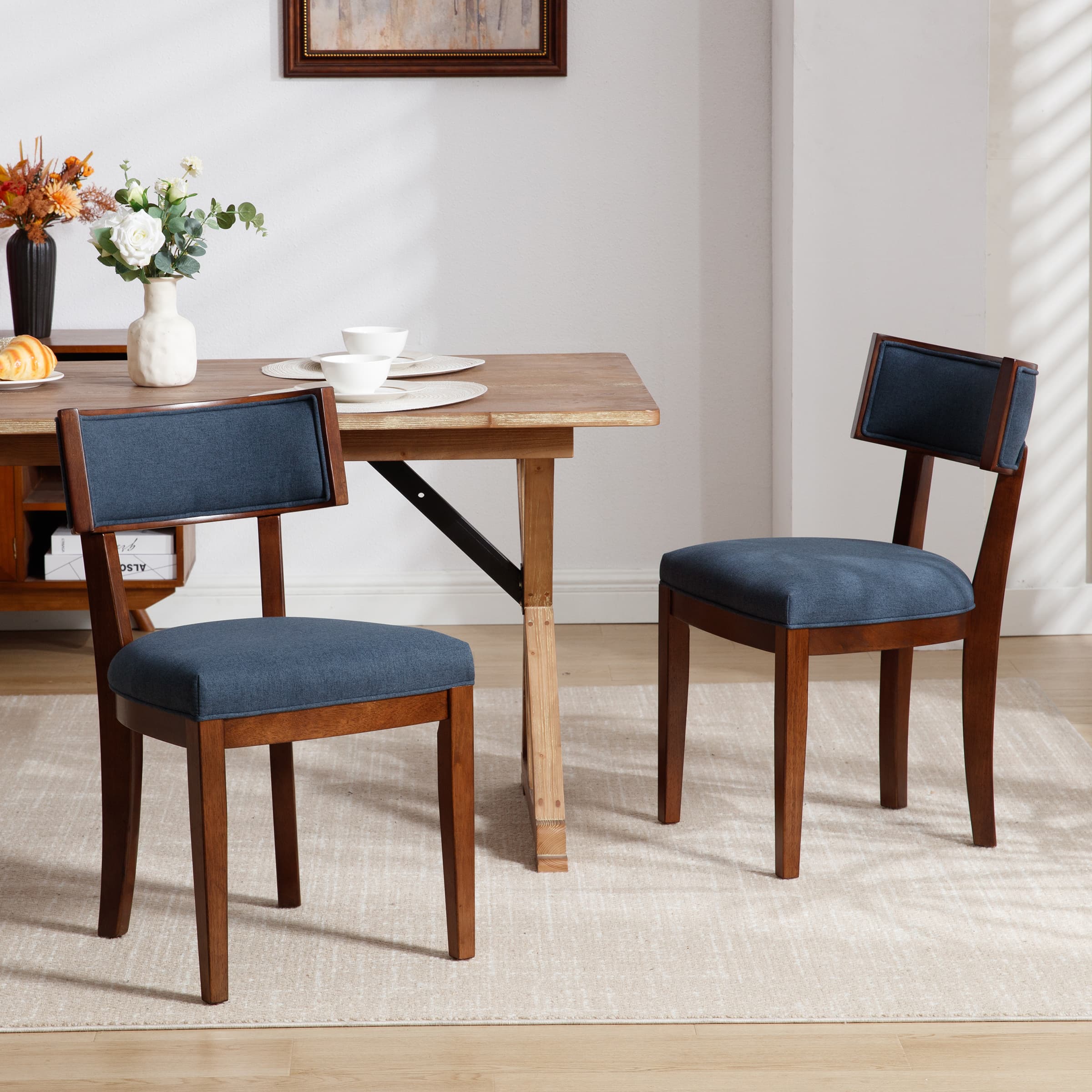 Janoray Solid Wood Dining Chairs Set of 2 - X061DC