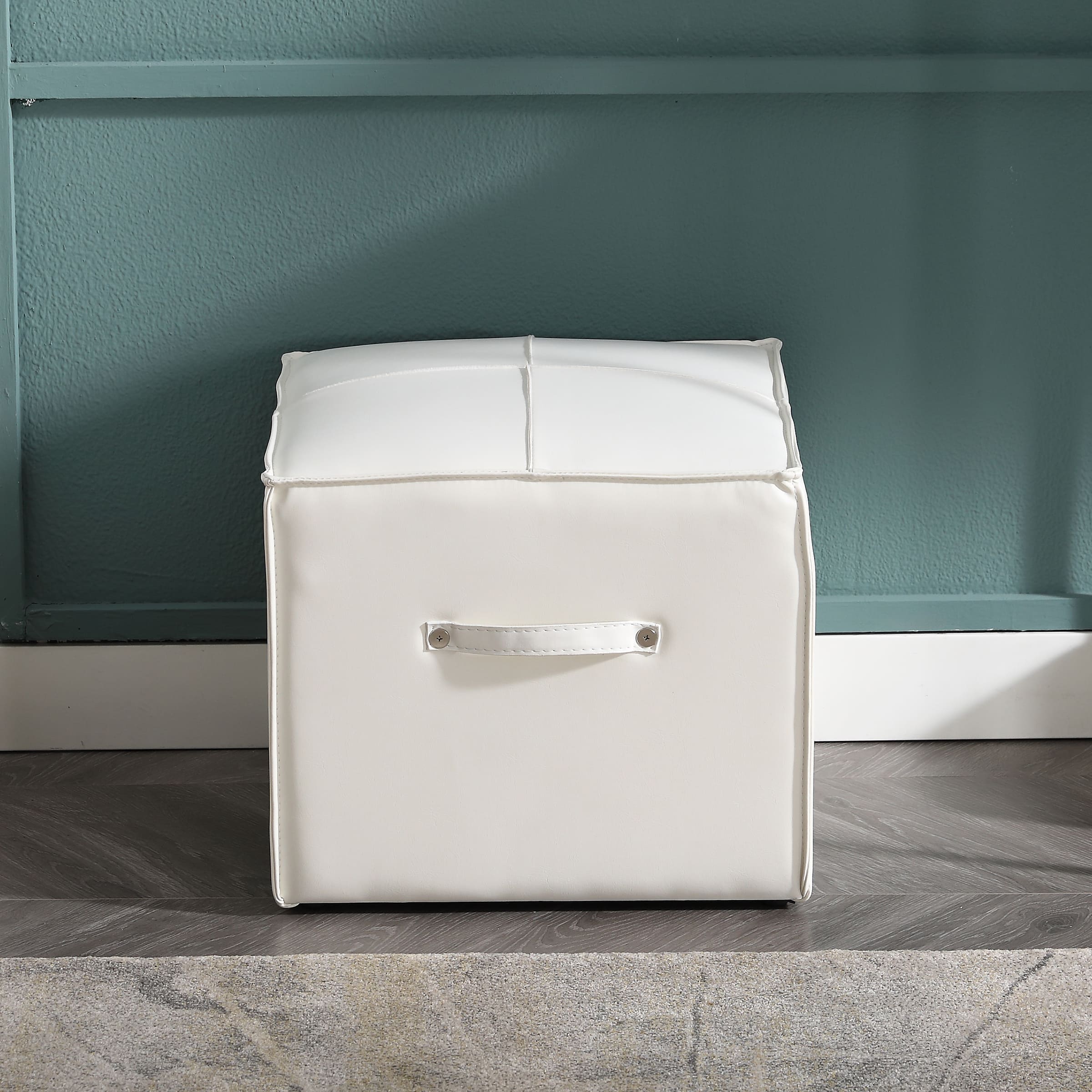 Janoray Square Ottoman Upholstered Foot Rest Stool - 963OT & 9632BH