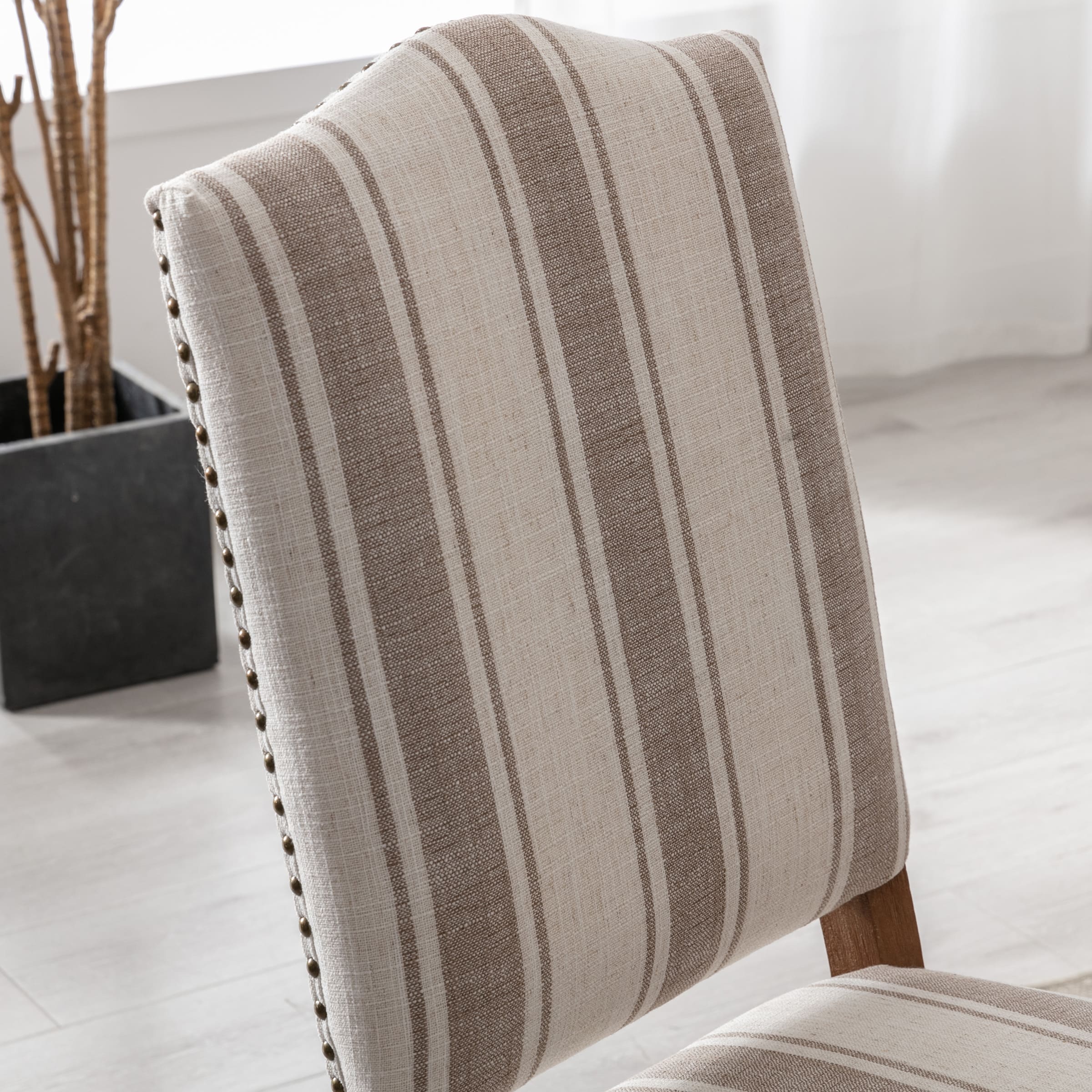 Janoray Wood High Back Dining Chairs Set of 2 - 1845DC & 10036DC