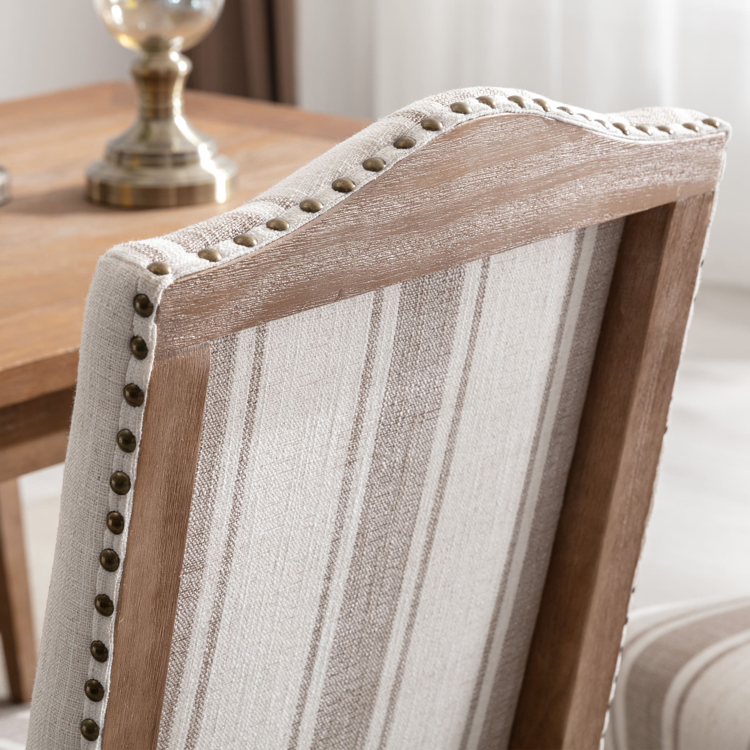 Janoray Wood High Back Dining Chairs Set of 2 - 1845DC & 10036DC