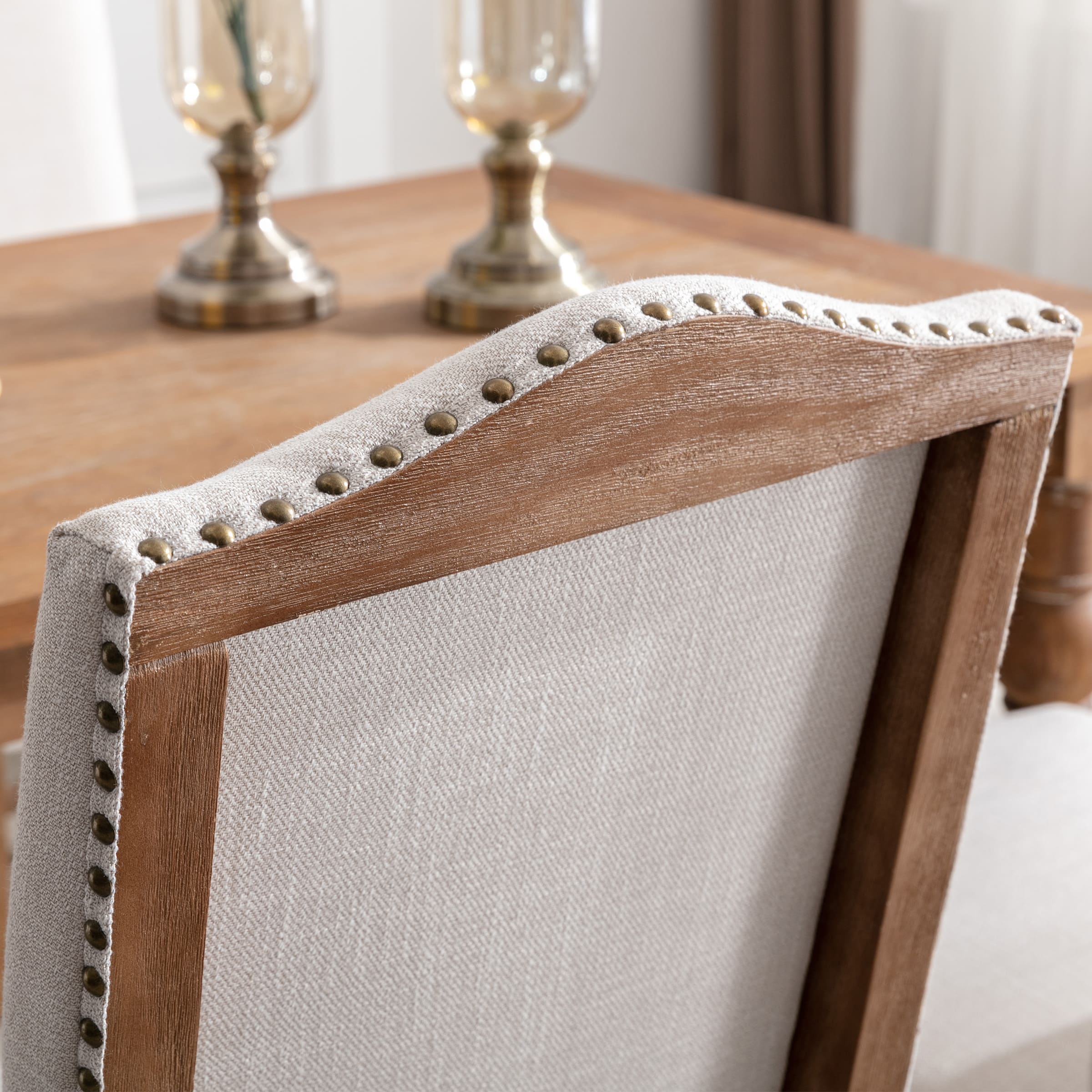 Janoray Wood High Back Dining Chairs Set of 2 - 1845DC & 10036DC