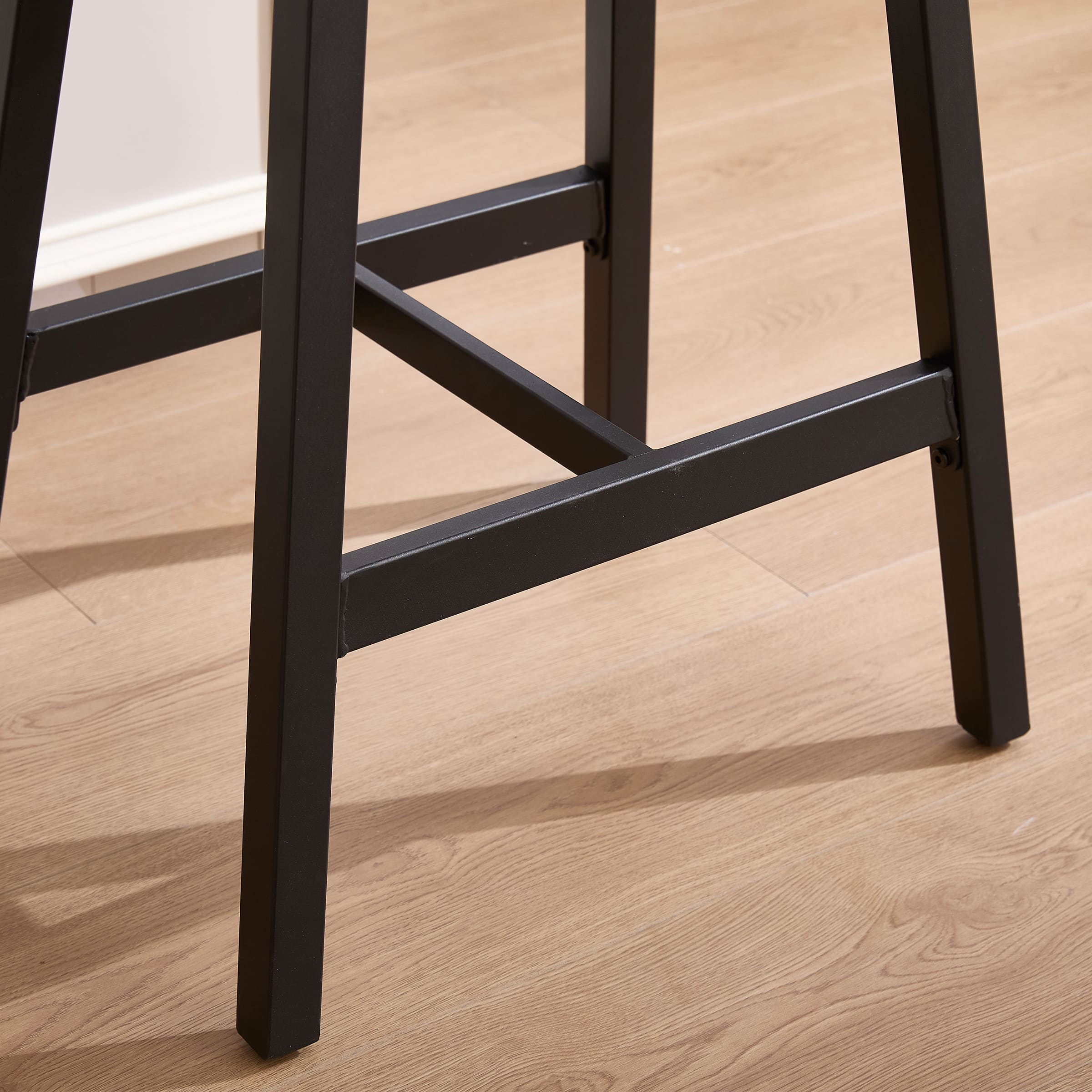 Kmax 26"H Backless Wood Counter Stools Set of 2 - 0519CS