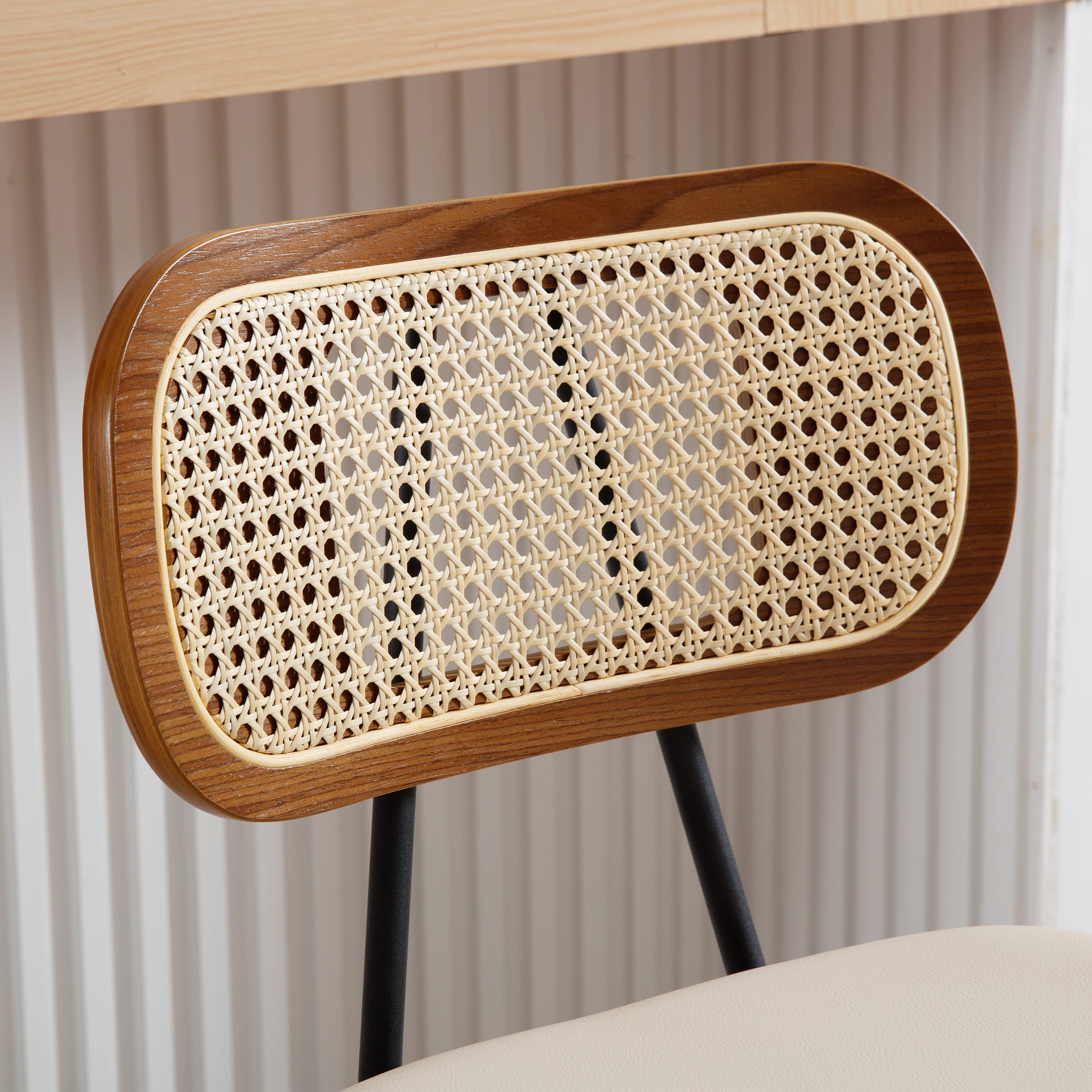 VESCASA 26"H Mid-Century Counter Stools Set of 2 - 7734CS