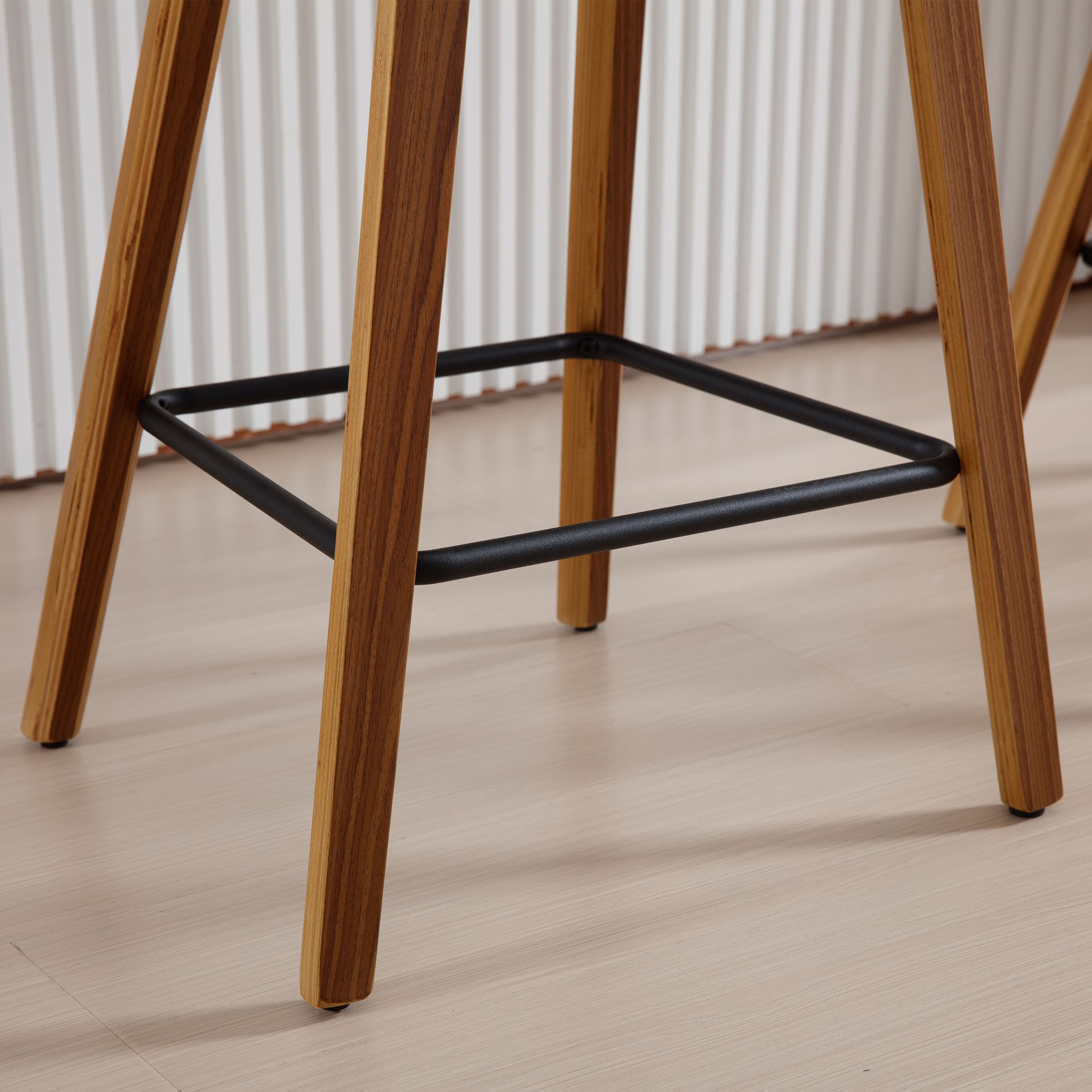 VESCASA 26"H Mid-Century Counter Stools Set of 2 - 7734CS