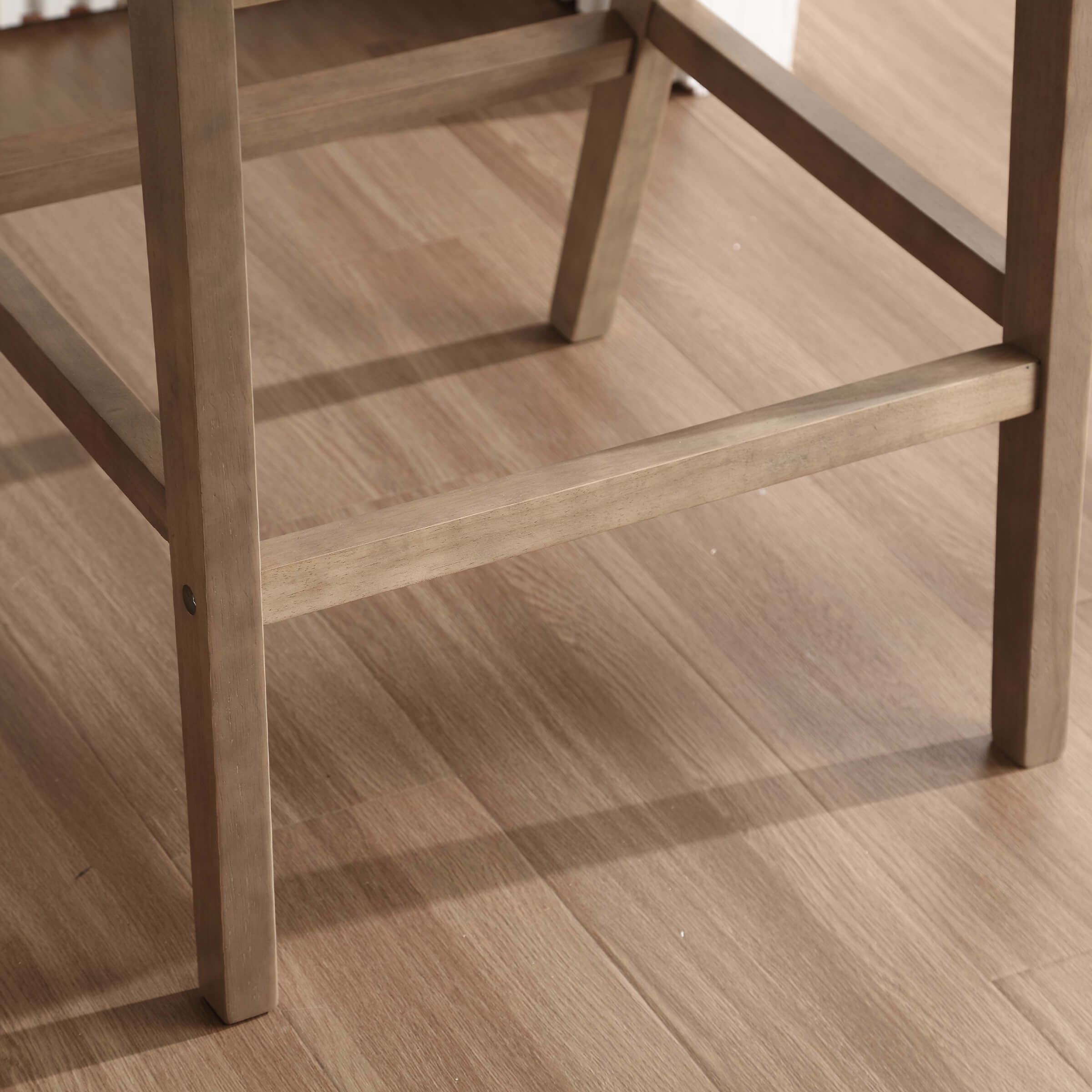 Kmax 27.25"H Woven Linen Counter Stools Set of 2 - 5743CS