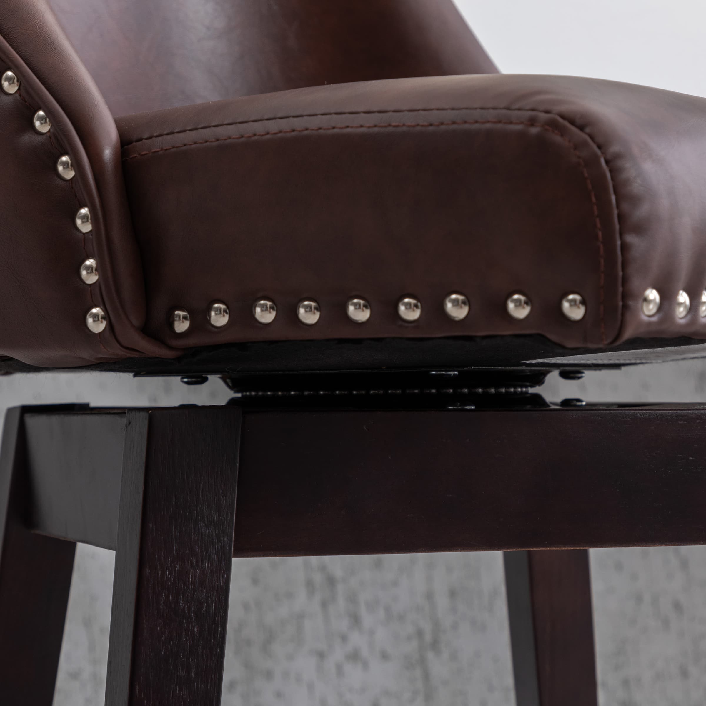 Kmax 27.5"H Mid-Century Counter Swivel Bar Stools - 6017