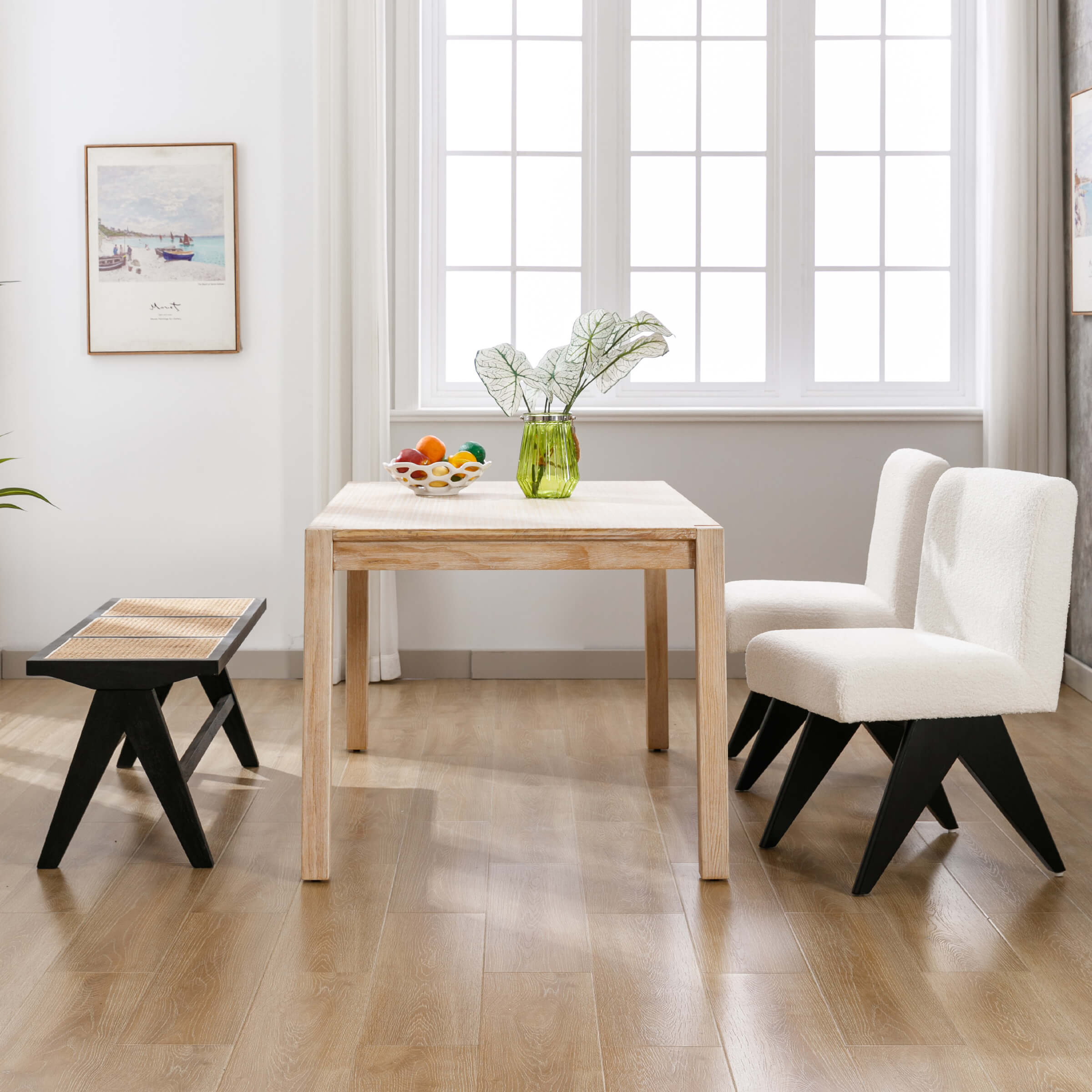 Kmax 42"L Wicker & Rattan Solid Color Accent Bench - 2545BH