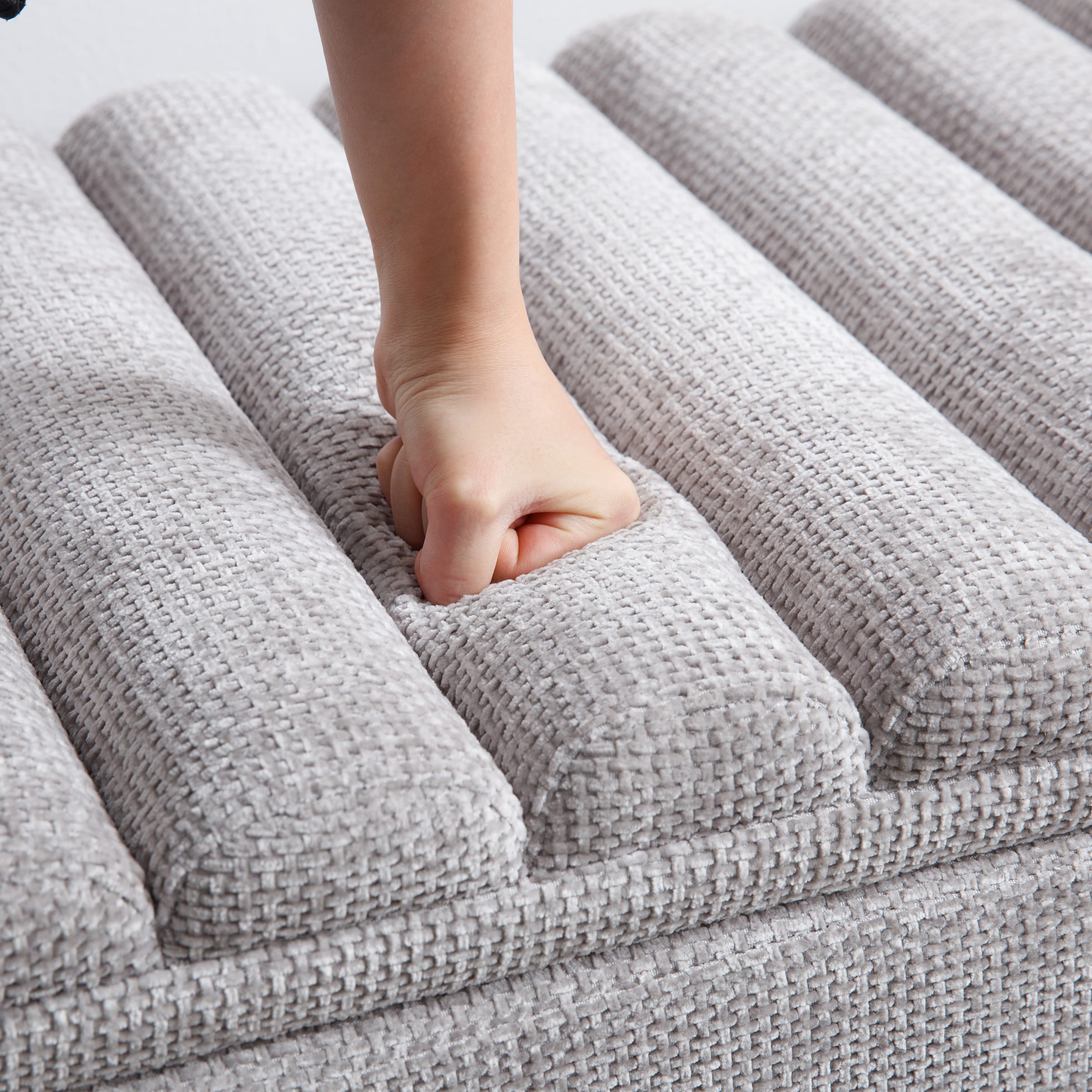 ROCITY 45" Rectangle Storage Bench Entryway Bench - 2632BH