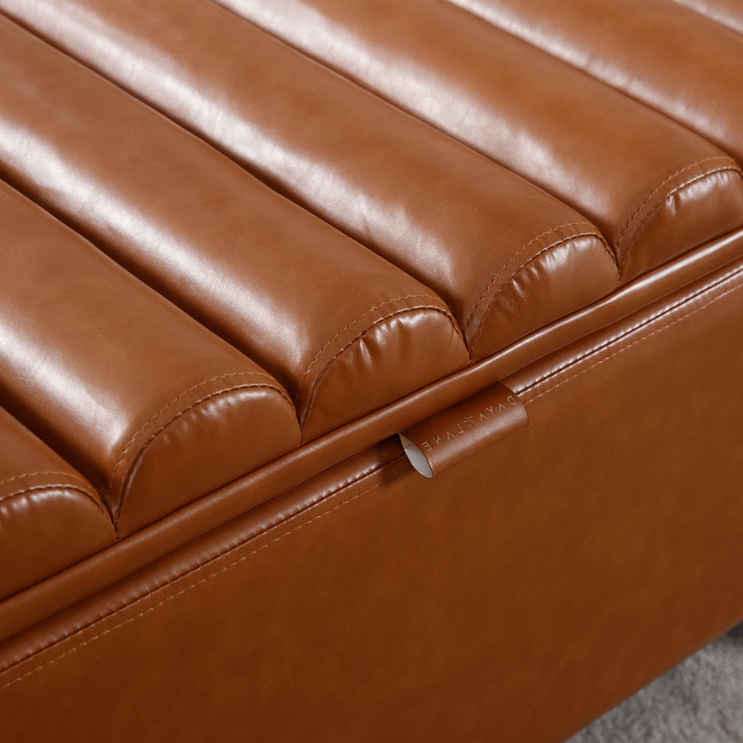 ROCITY 45" Rectangle Storage Bench Entryway Bench - 2632BH