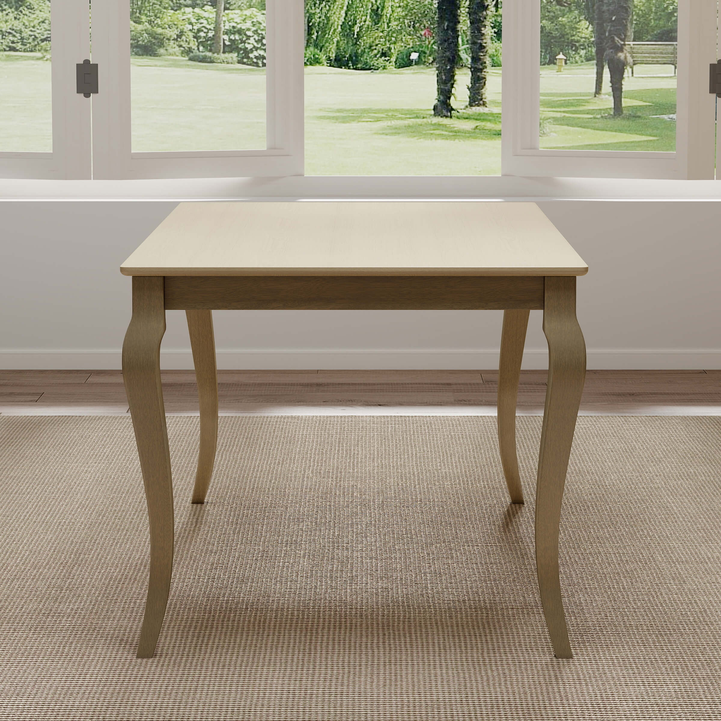 Kmax 60"L Rustic Farmhouse Solid Wood Dining Table - 15908DT