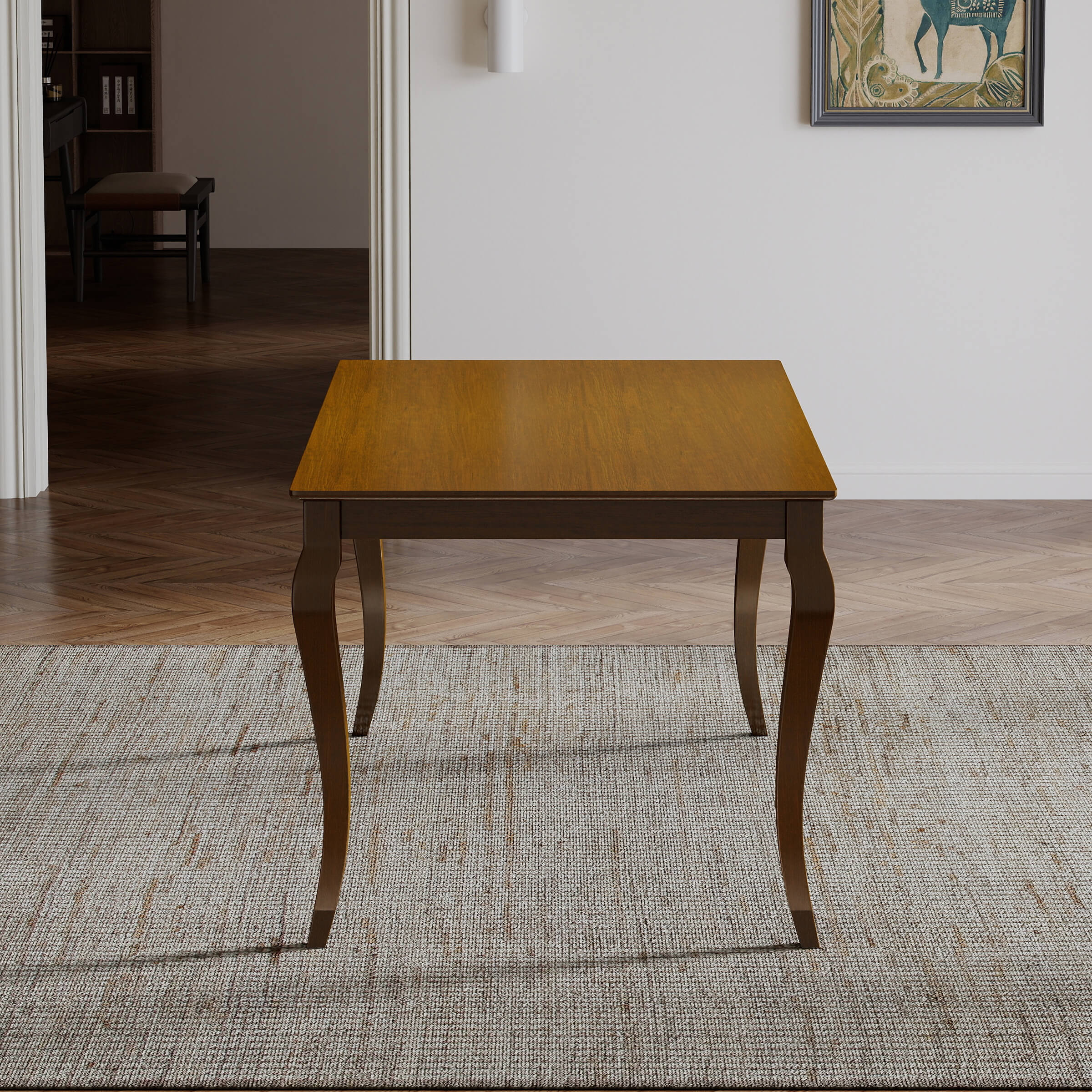 Kmax 60"L Rustic Farmhouse Solid Wood Dining Table - 15908DT