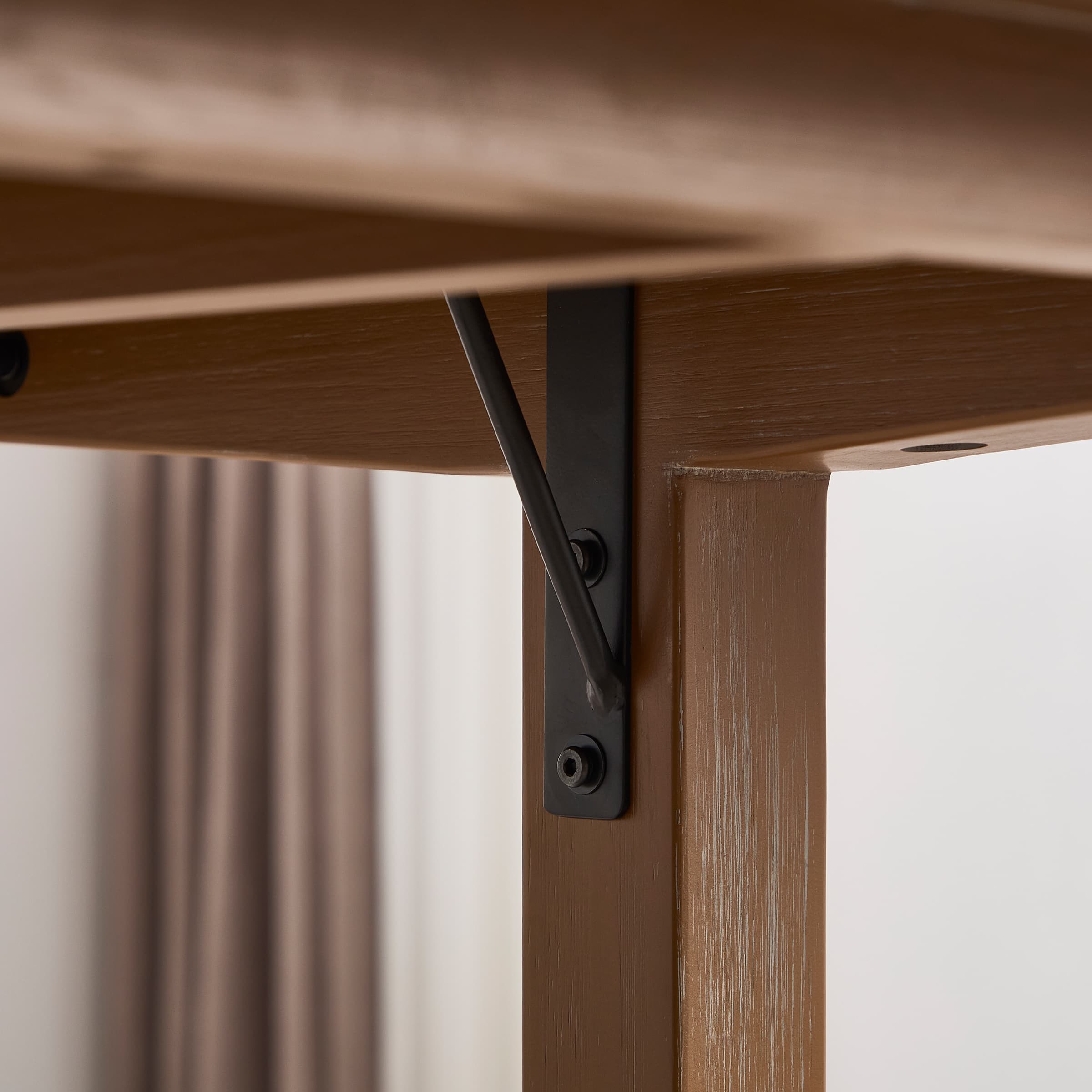 Kmax 63"W Farmhouse Rectangular Wood Dining Table - 22837DT