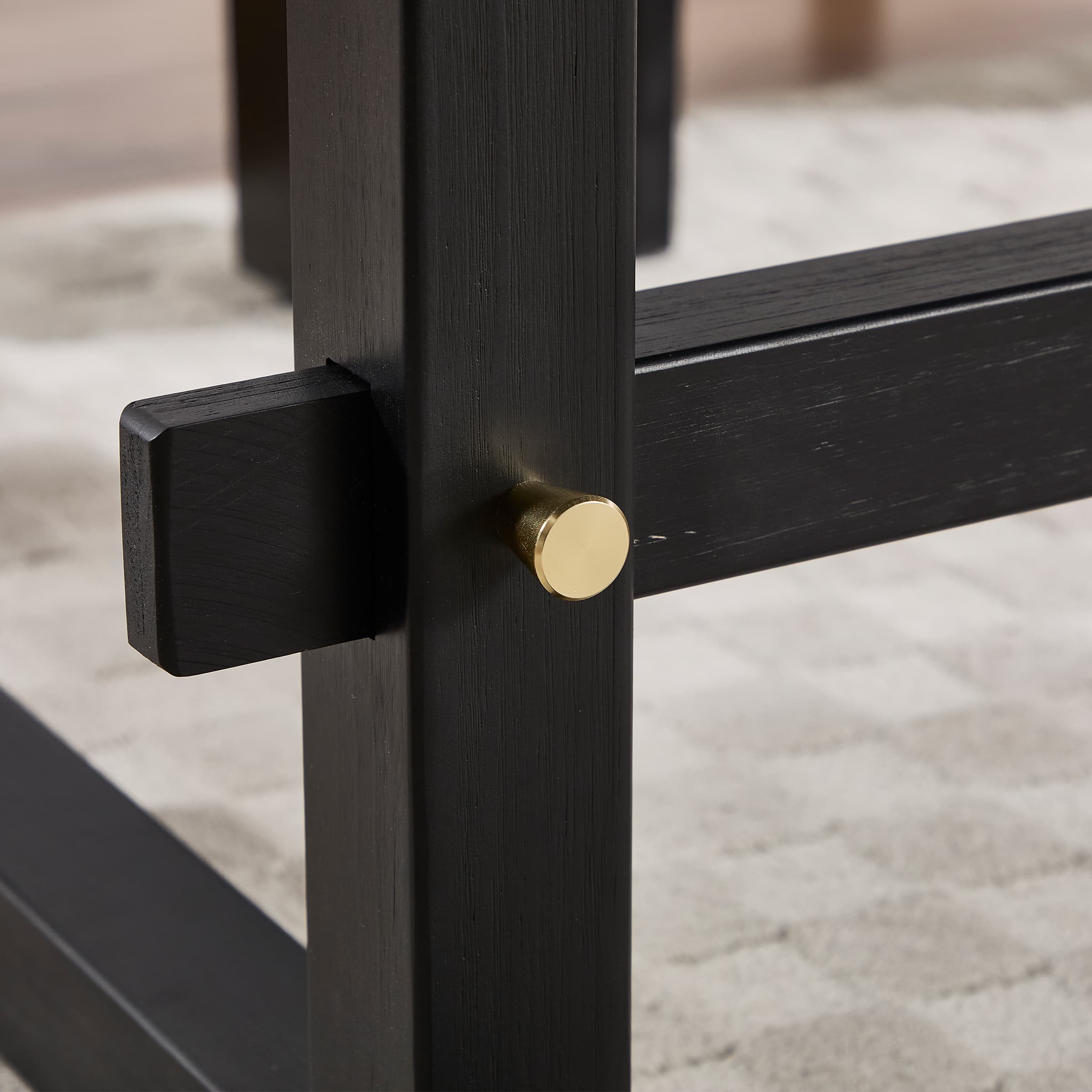 Kmax 63"W Farmhouse Rectangular Wood Dining Table - 22837DT