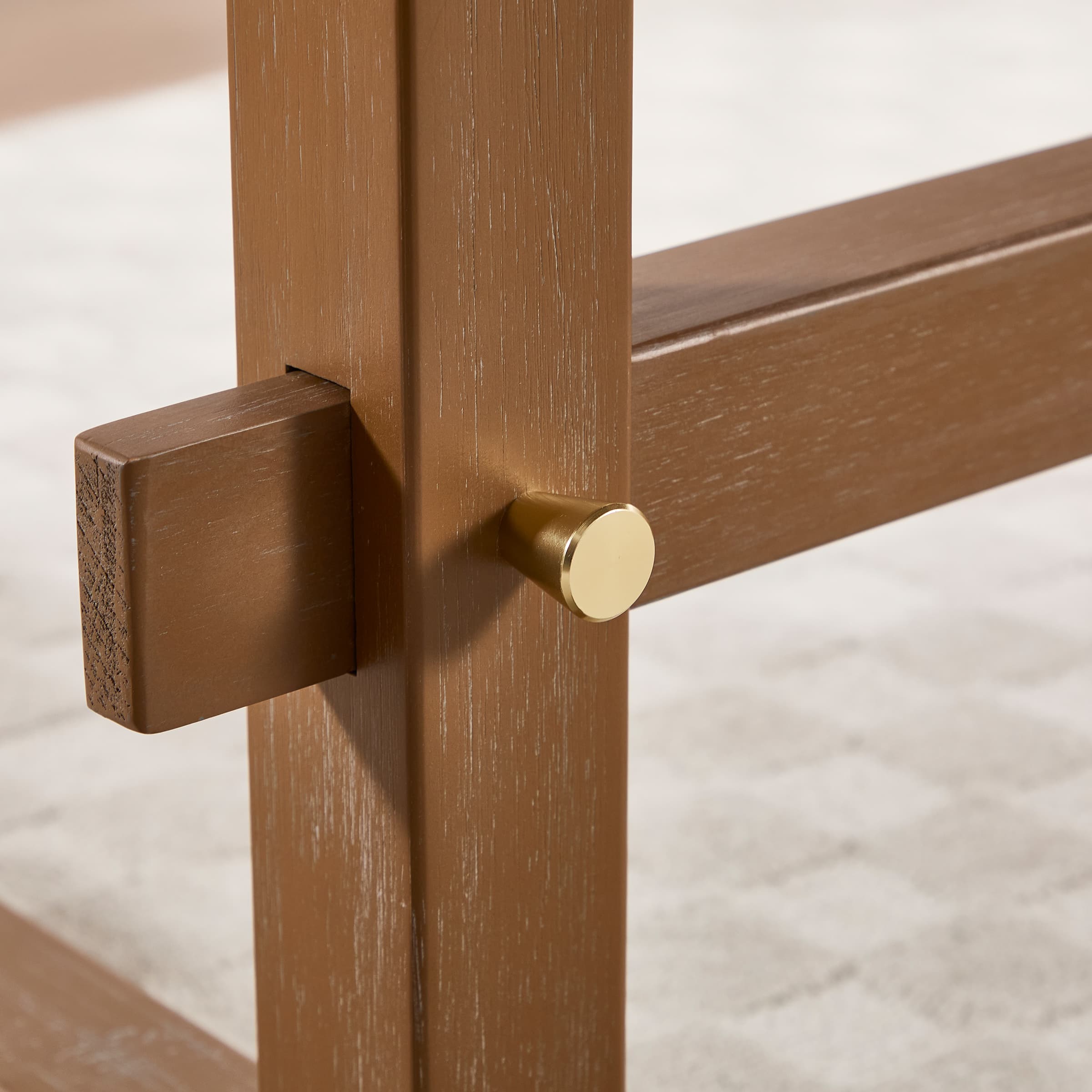 Kmax 63"W Farmhouse Rectangular Wood Dining Table - 22837DT