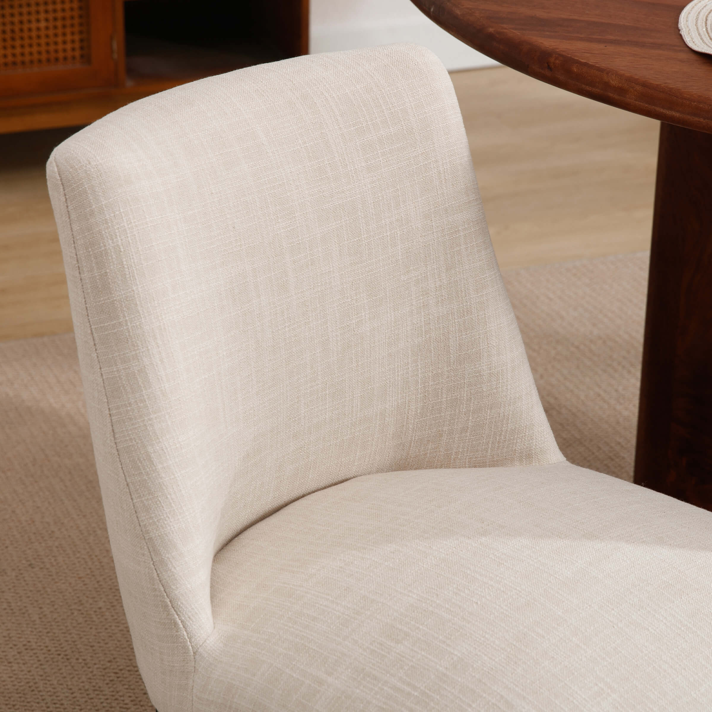 Kmax Dining Chairs with Wood Legs Set of 2 - 8925DC